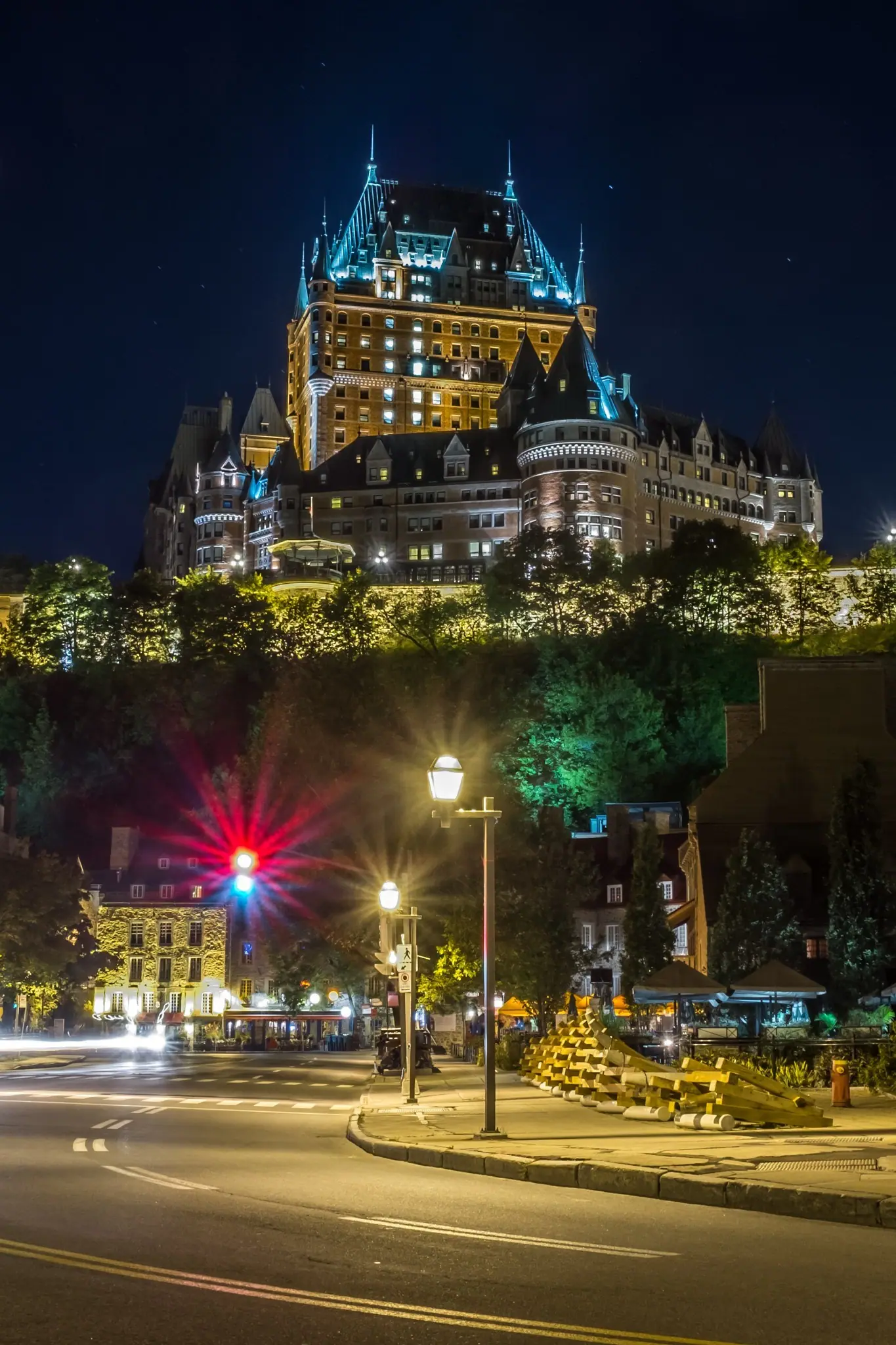 Château Frontenac seen from rue Dalhousie
