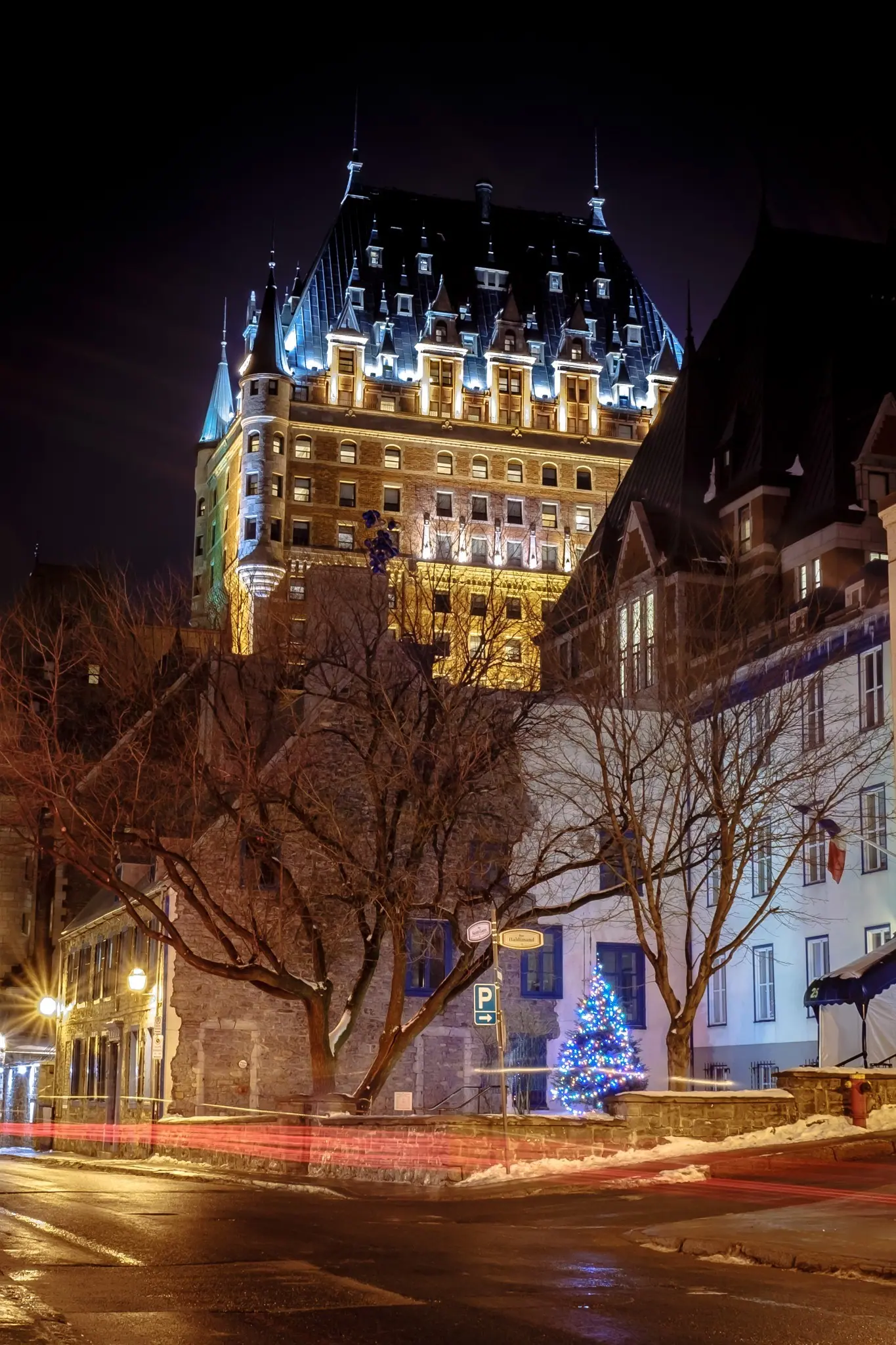 Château Frontenac seen from rue Saint-Louis