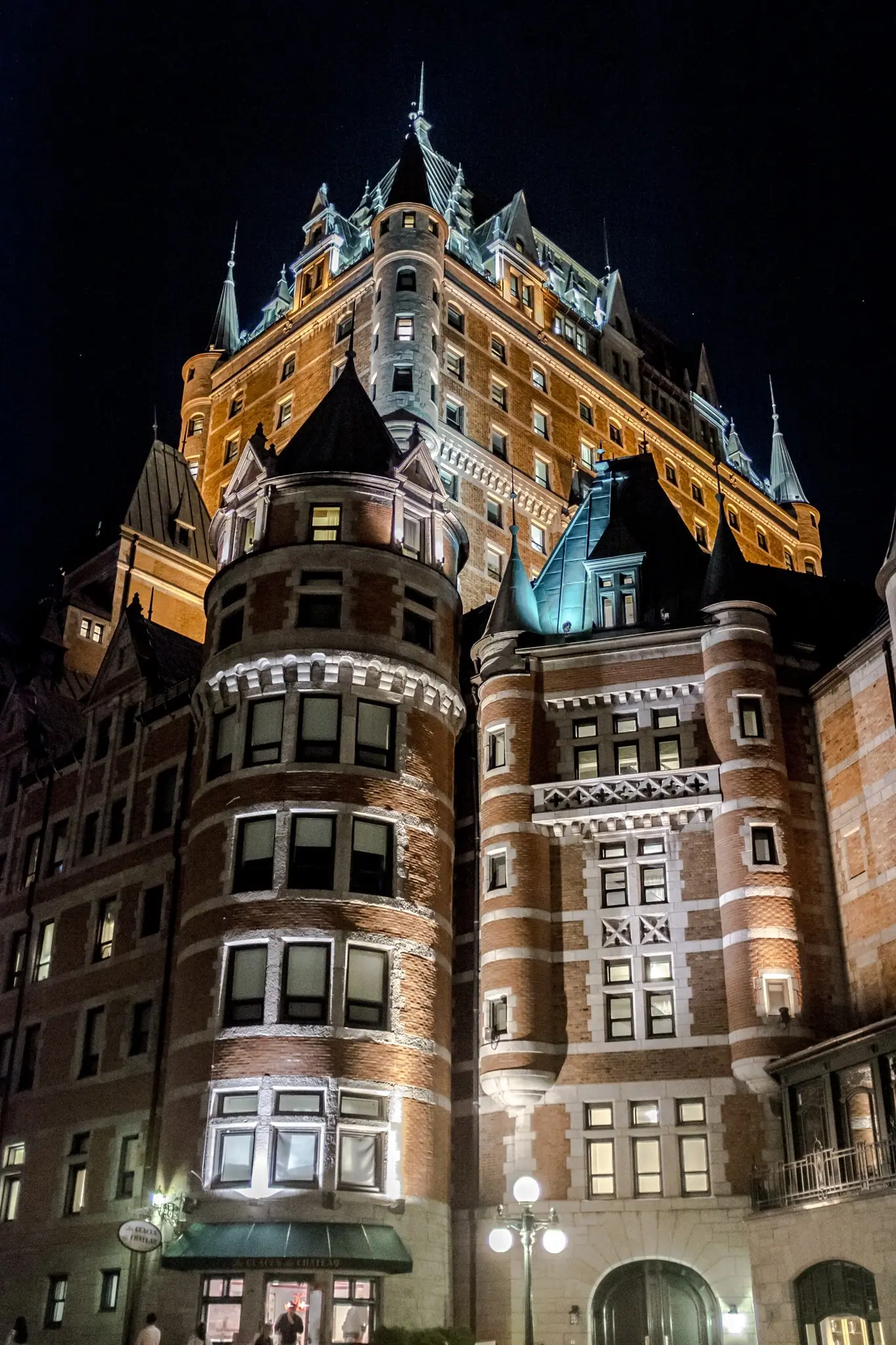 Château Frontenac seen from the Dufferin Terrace