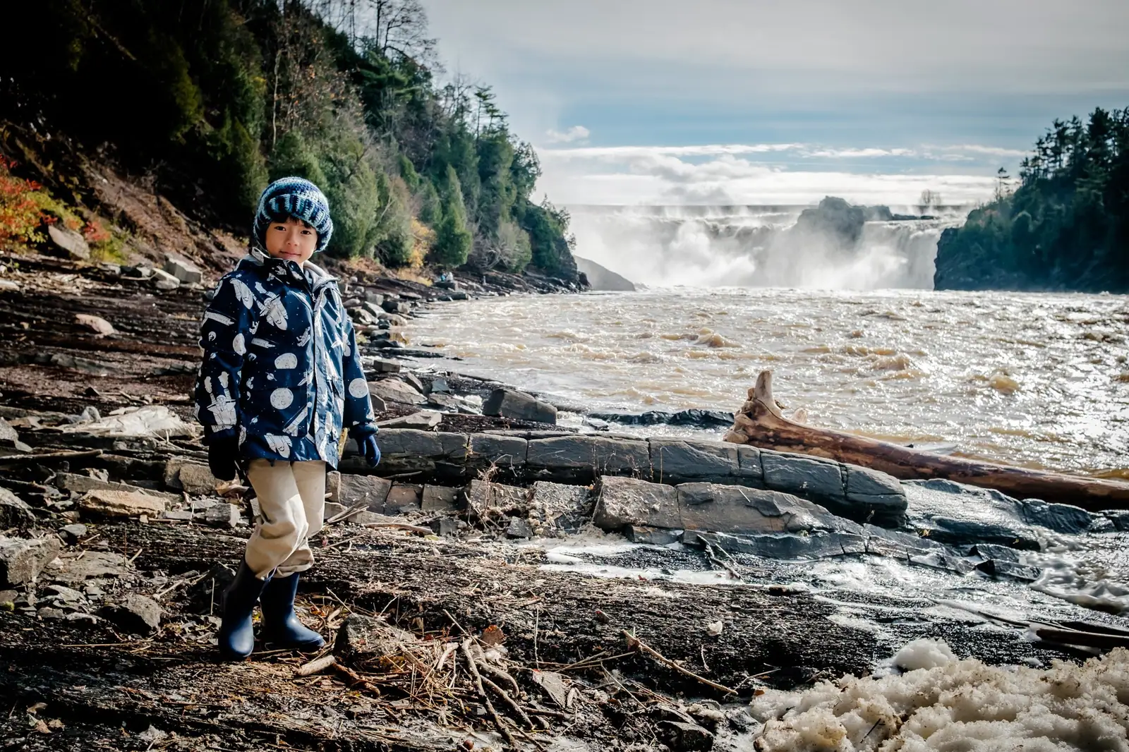 Chaudière Falls after heavy rains