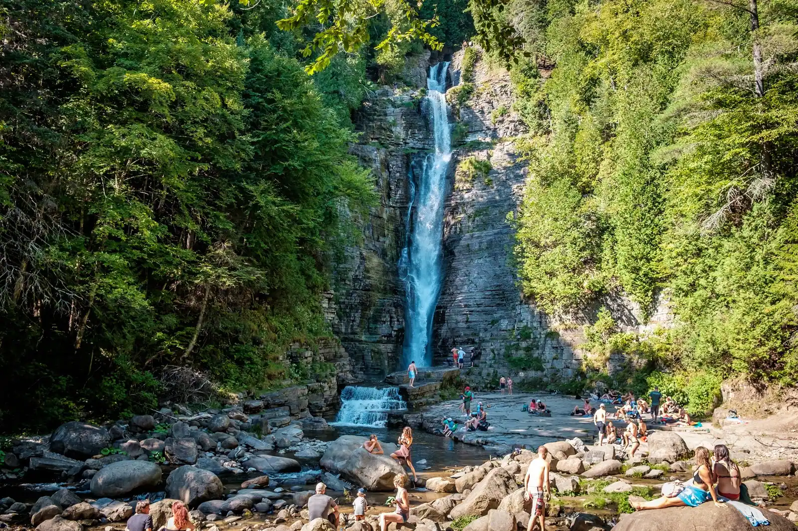 Jean-Larose Waterfall near Quebec City