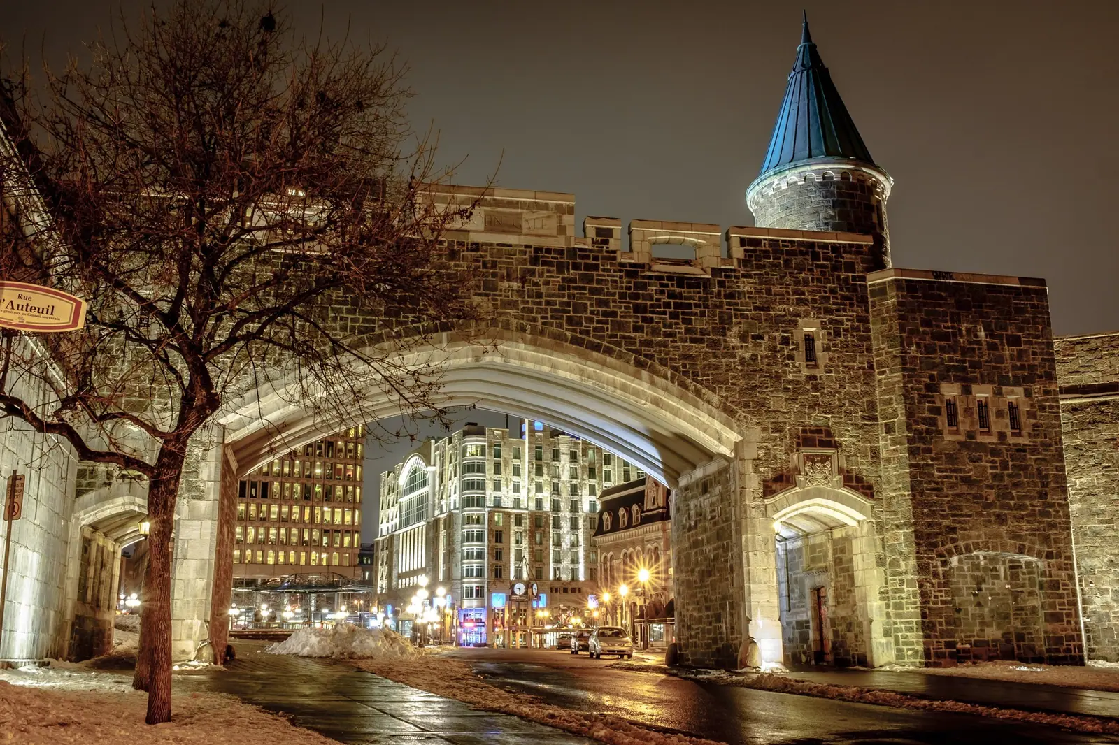 Porte Saint-Jean, one of the gates of Old Quebec