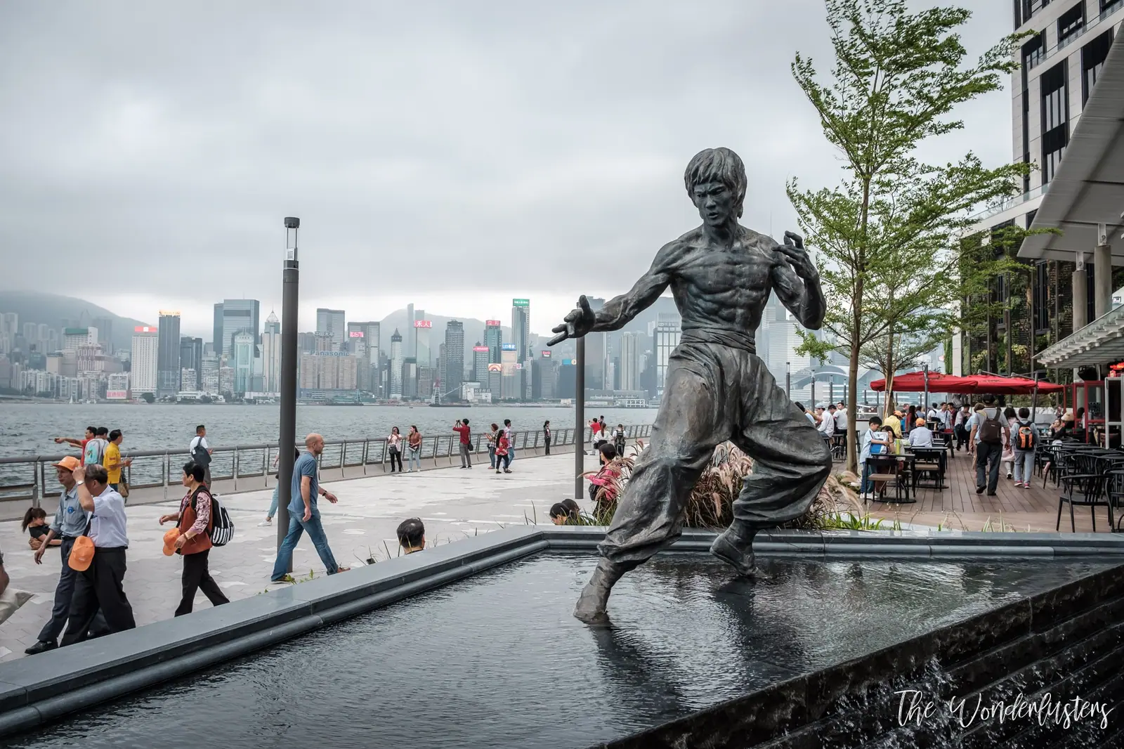 Avenue of Stars promenade in Tsim Sha Tsui