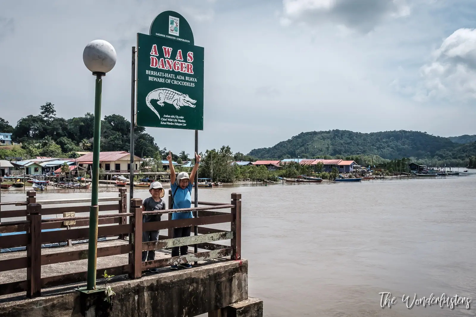 Waiting for the boat to Bako National Park