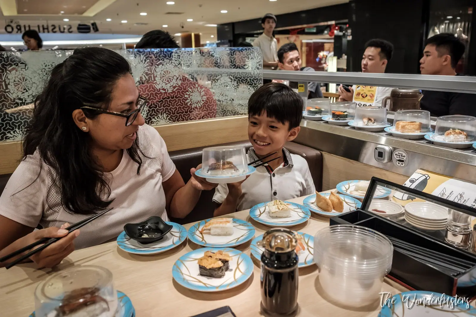 Conveyor belt sushi in Malaysia