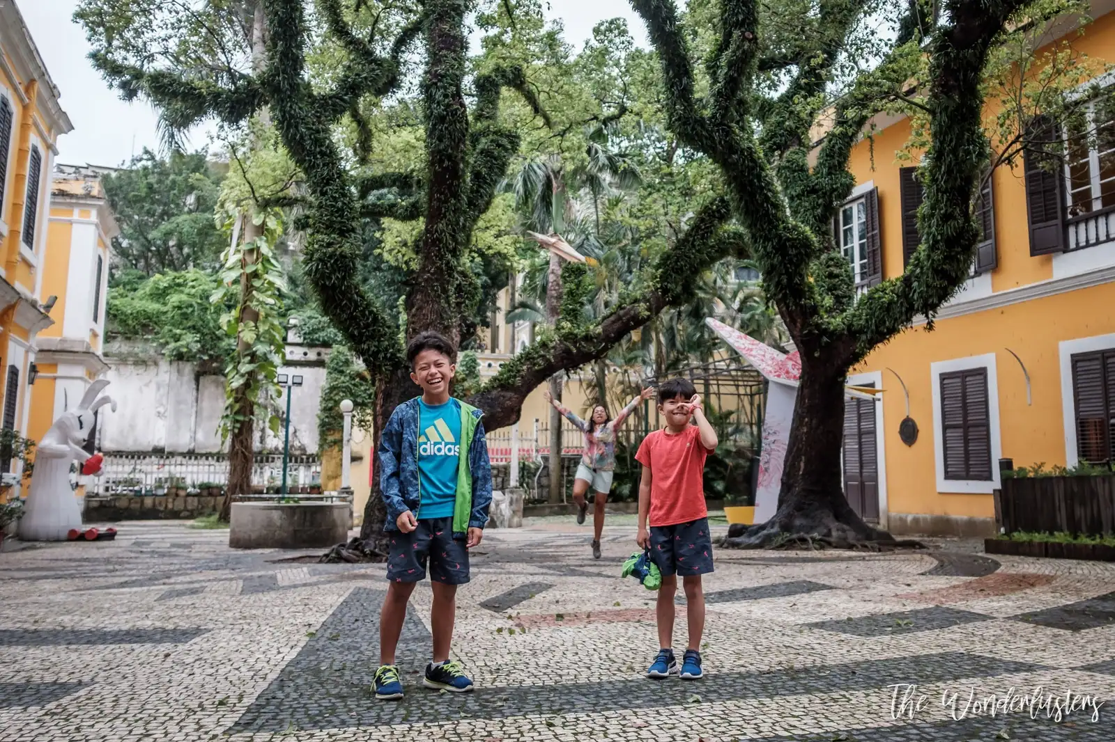 Colonial buildings in Macau's historic centre