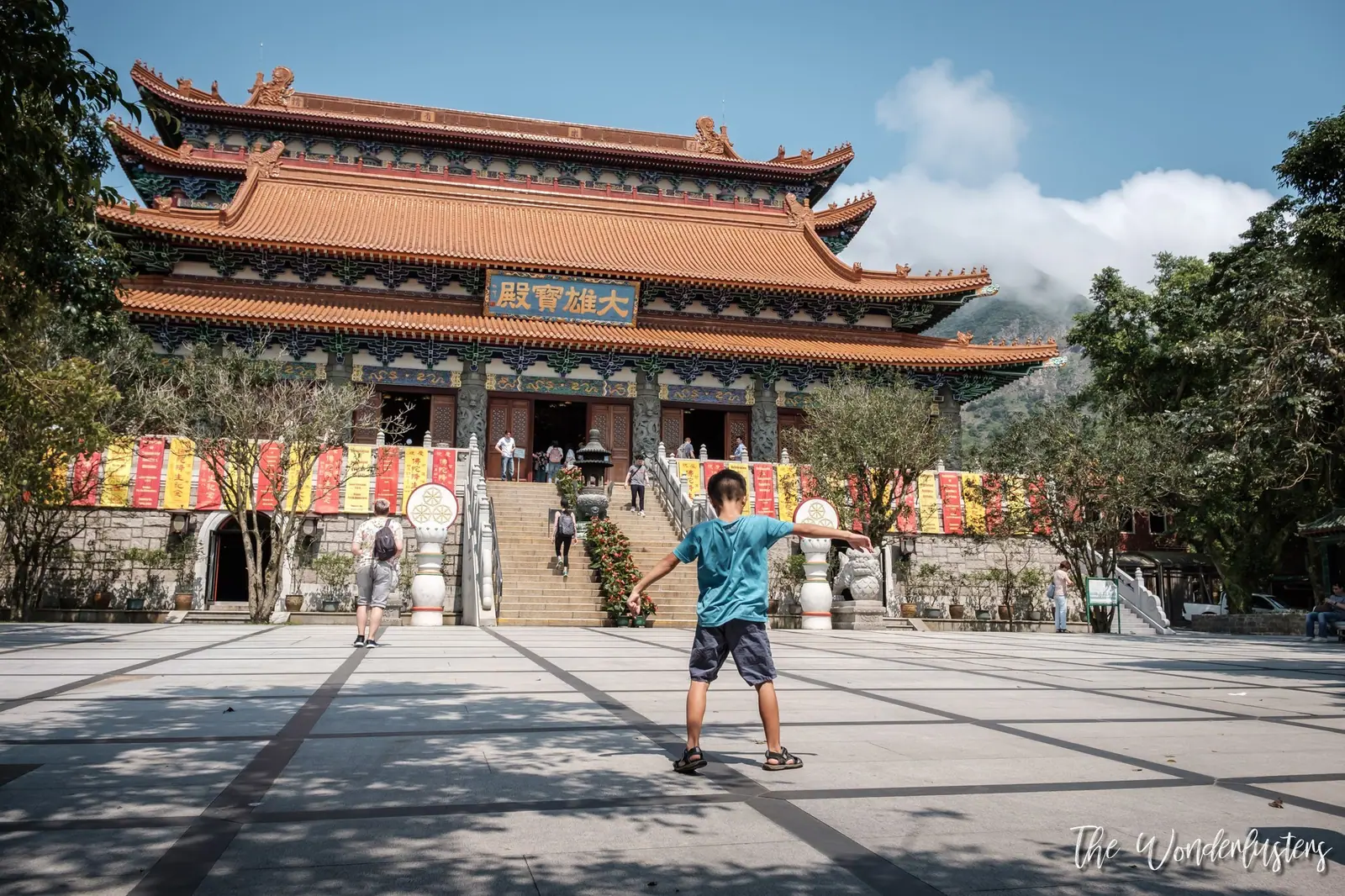 Po Lin Monastery on Lantau Island