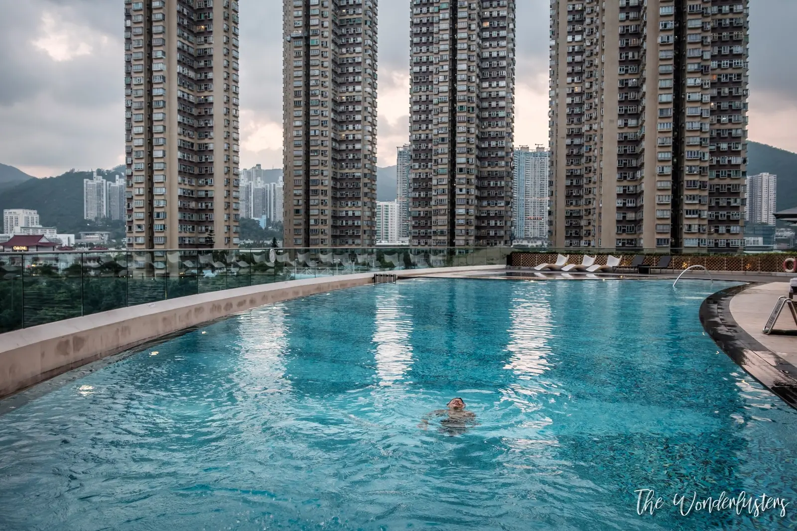 Outdoor pool at Courtyard by Marriott Hong Kong Sha Tin