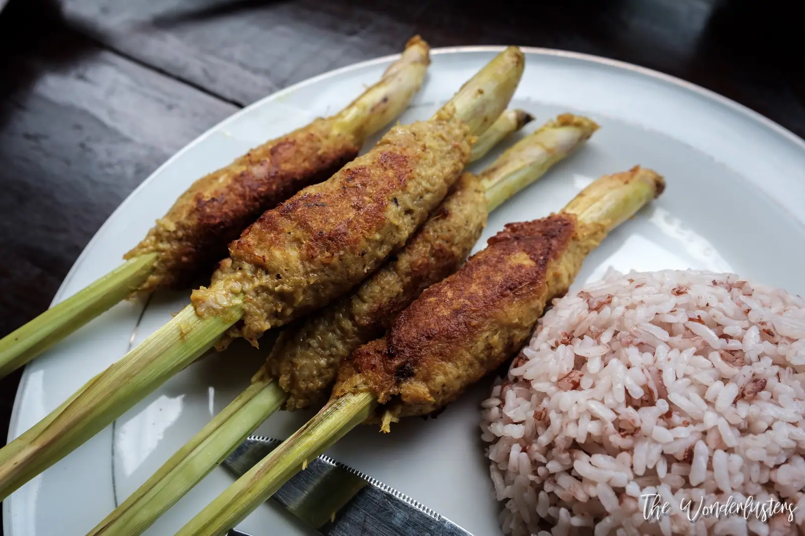 Sate Lilit skewers