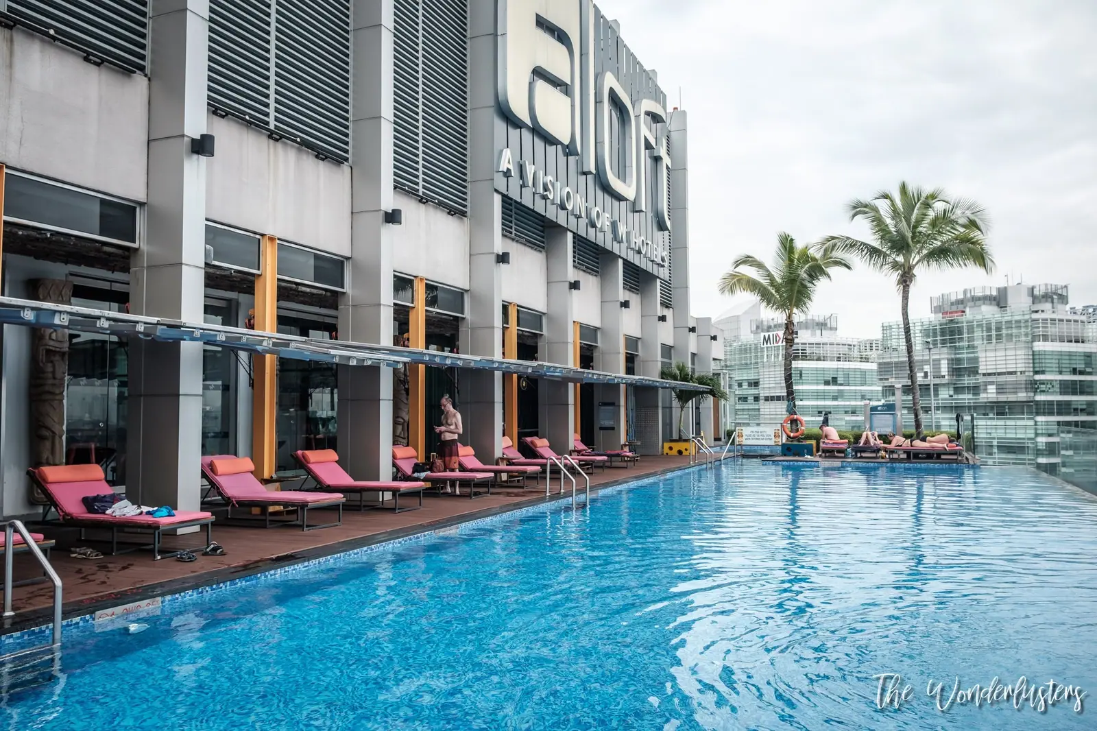 Rooftop swimming pool at Aloft Kuala Lumpur Sentral