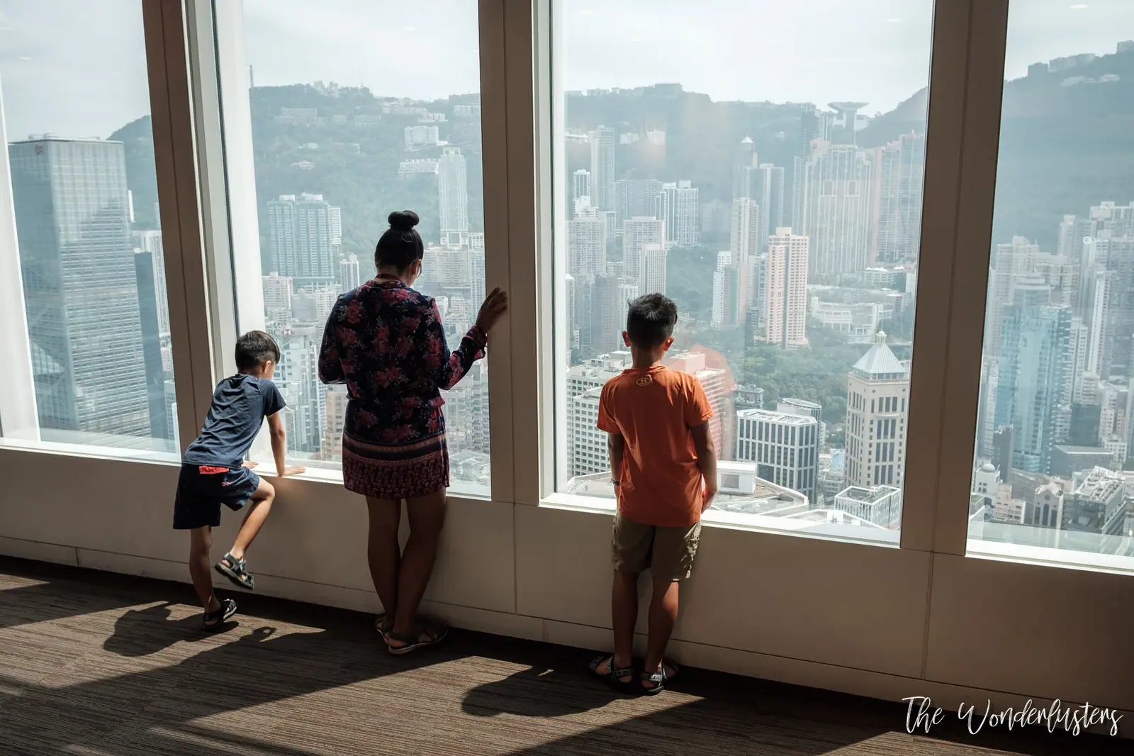 View of Central from the Two International Finance Centre observatory