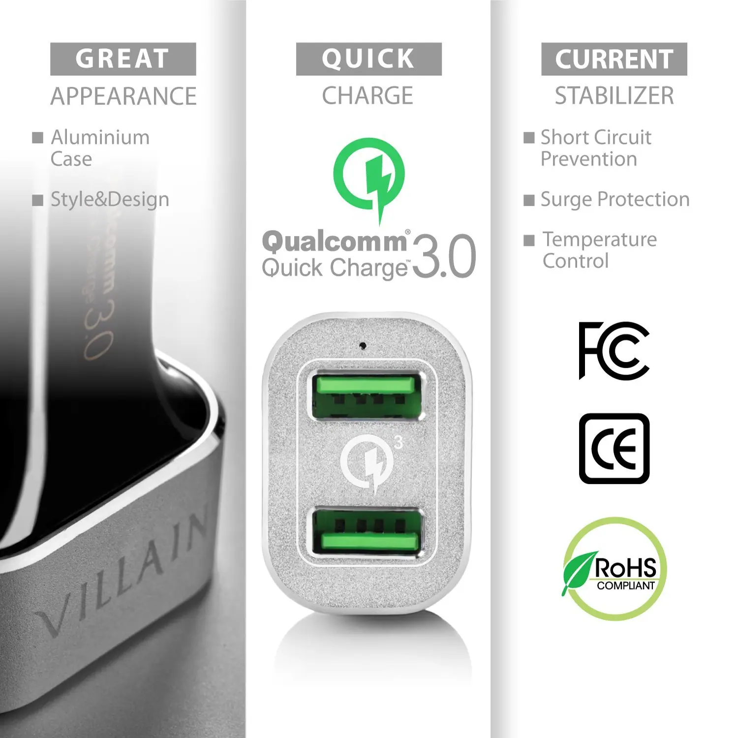 Quick Charge 3 0 Car Charger