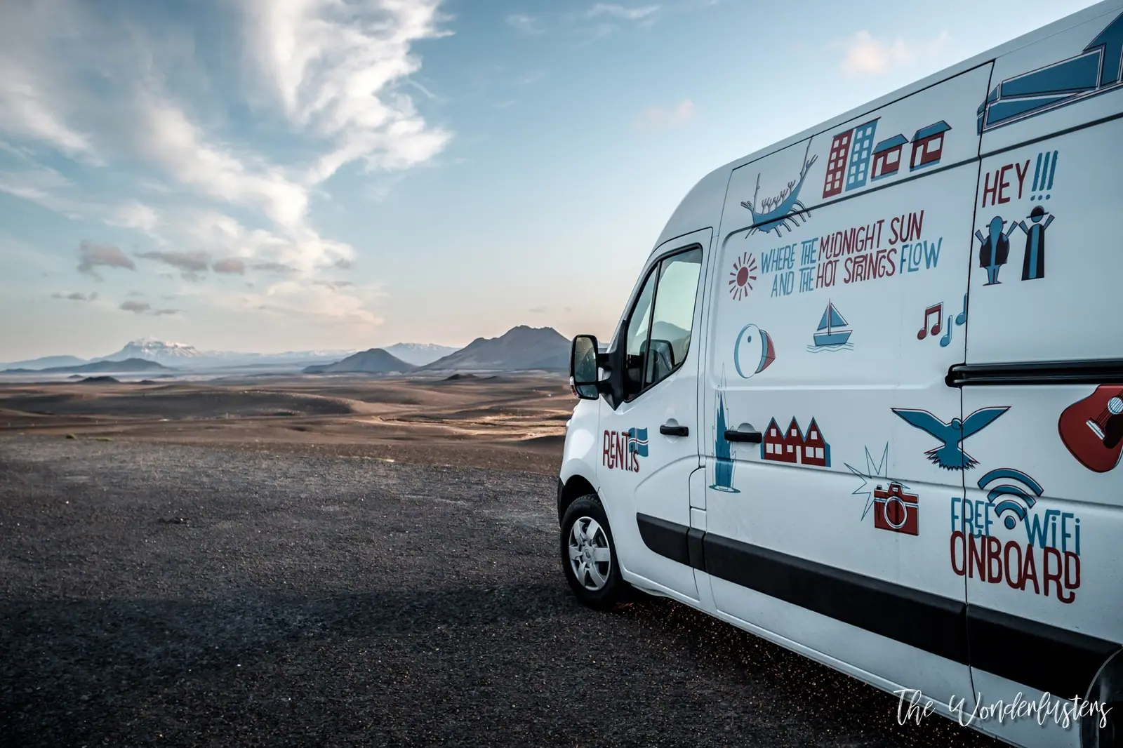 Camper van life in Iceland