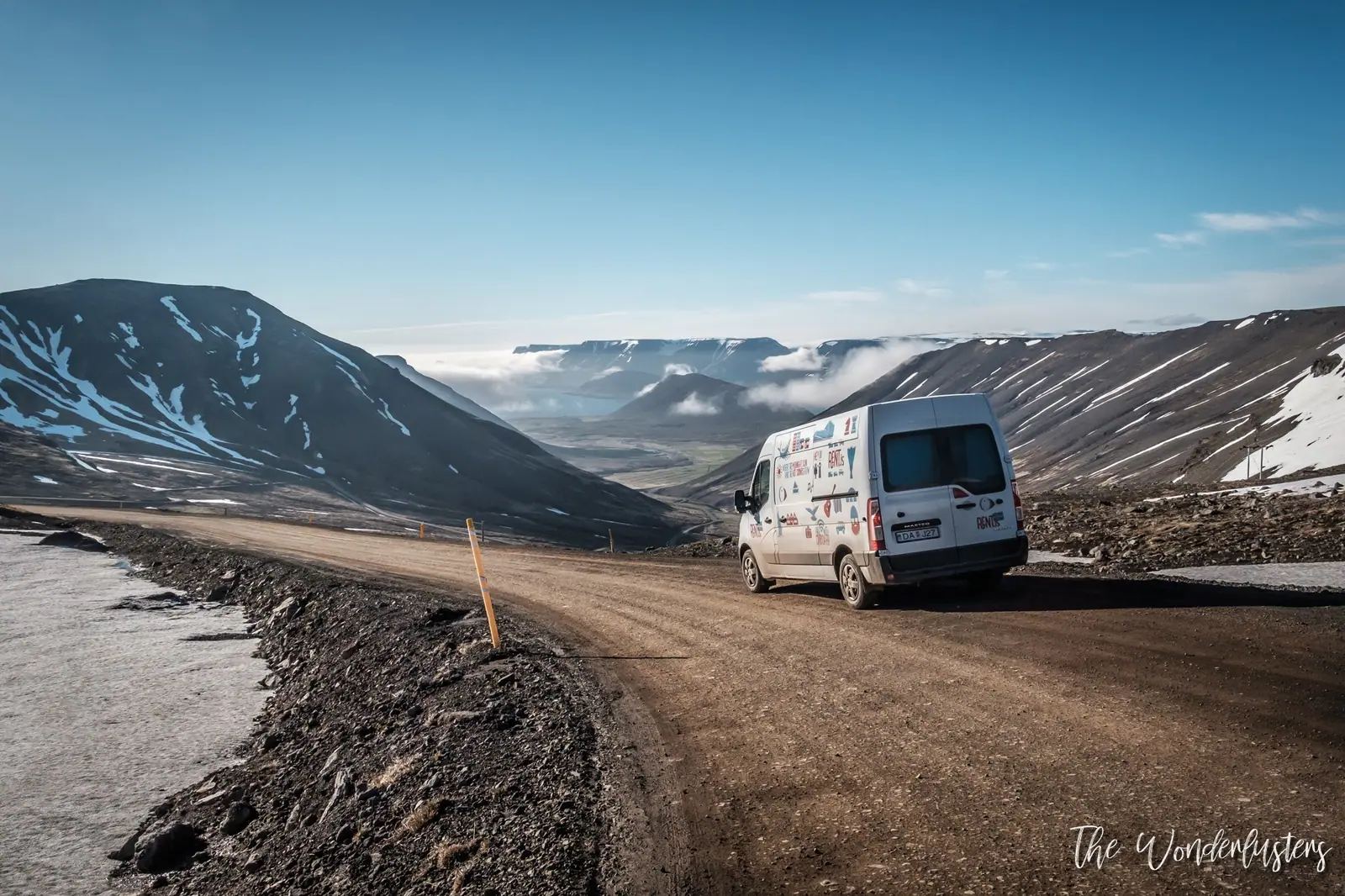 Our camper in the Westfjords, Iceland