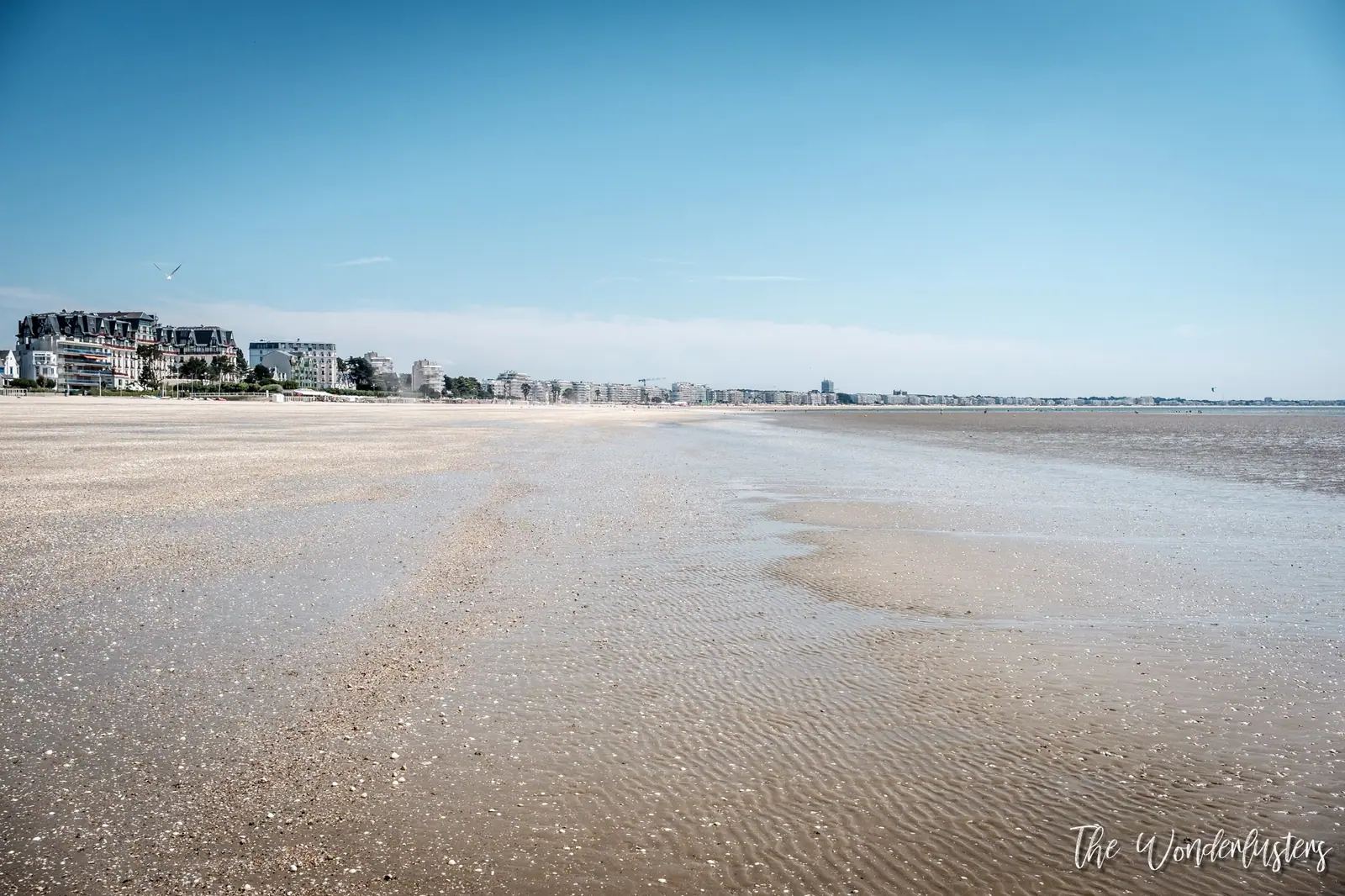 La Baule at low tide