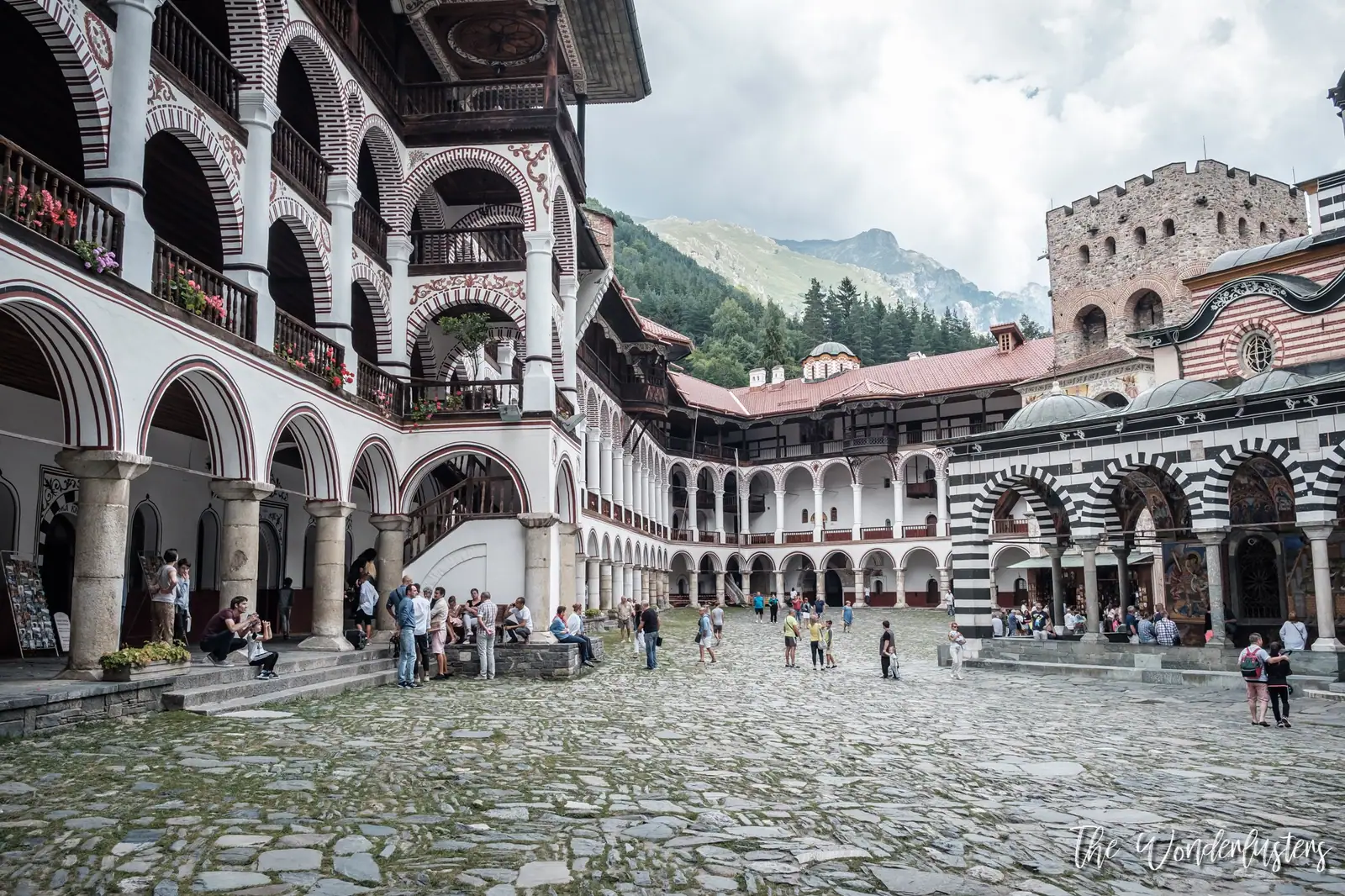 Rila Monastery, interior court