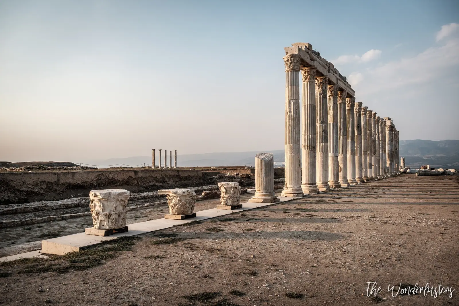 Columns at the Laodicea ruins