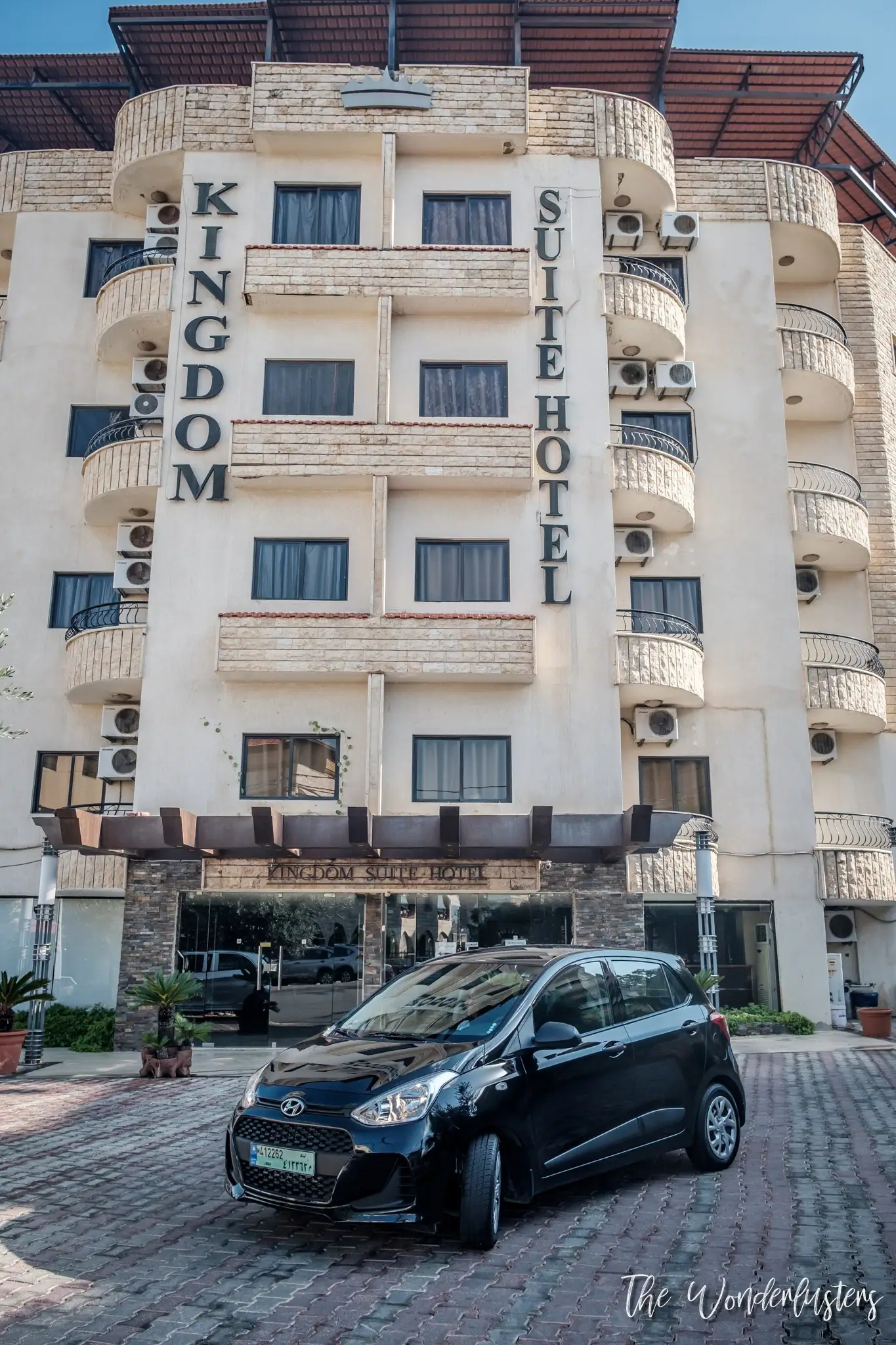 Our hotel and rental car