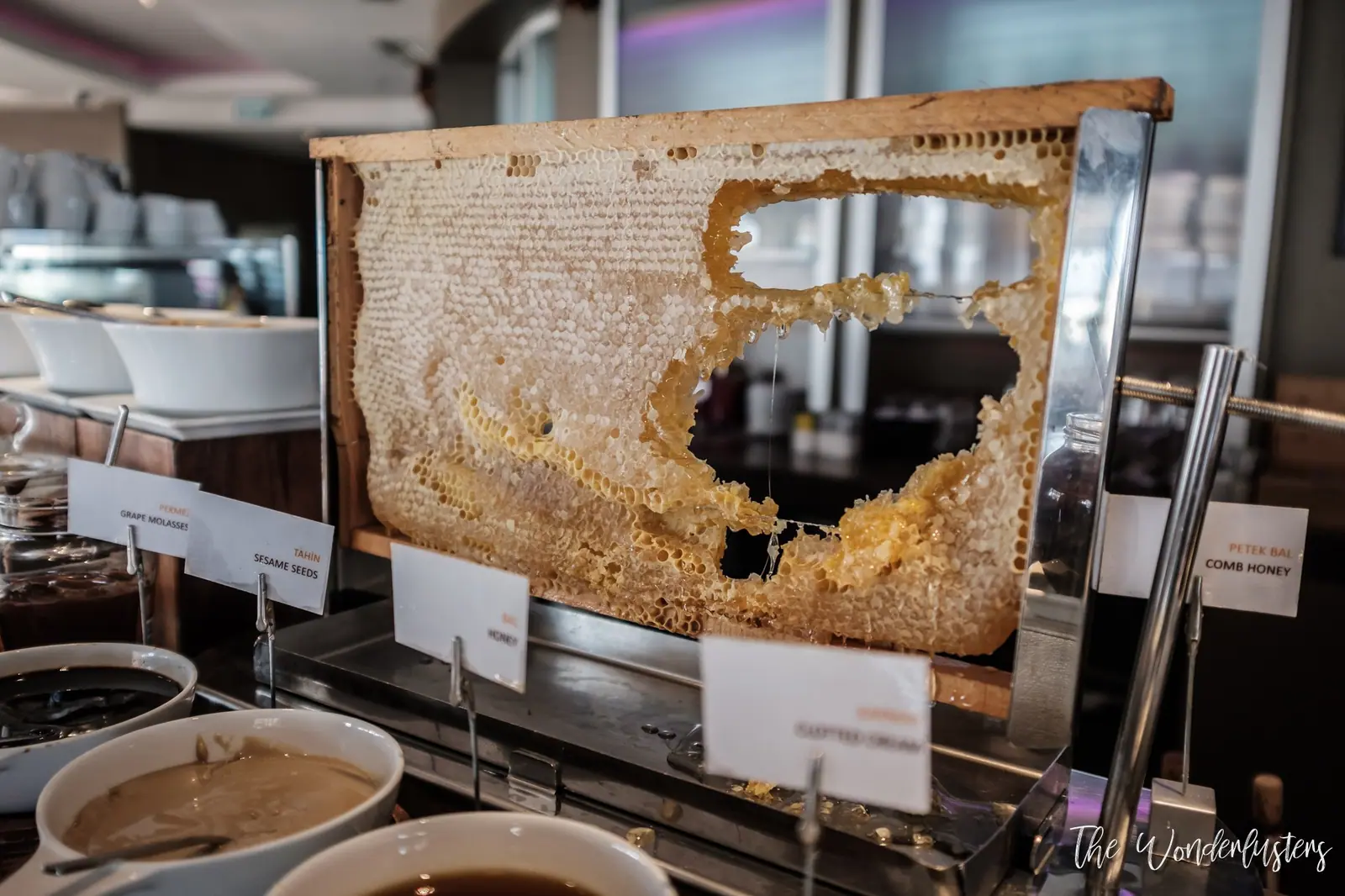 Honey for breakfast at the Renaissance Izmir