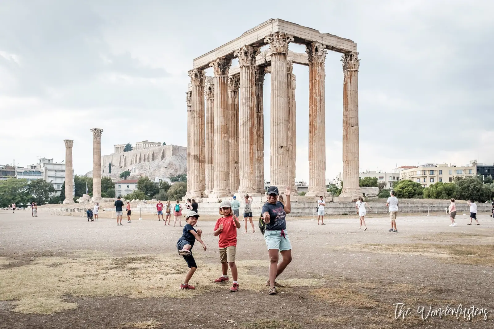 Athens - the Temple of Olympian Zeus