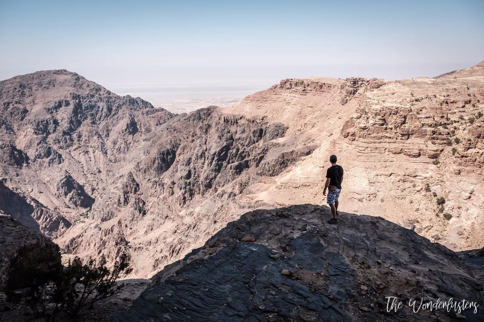 View over Israel from the Petra site