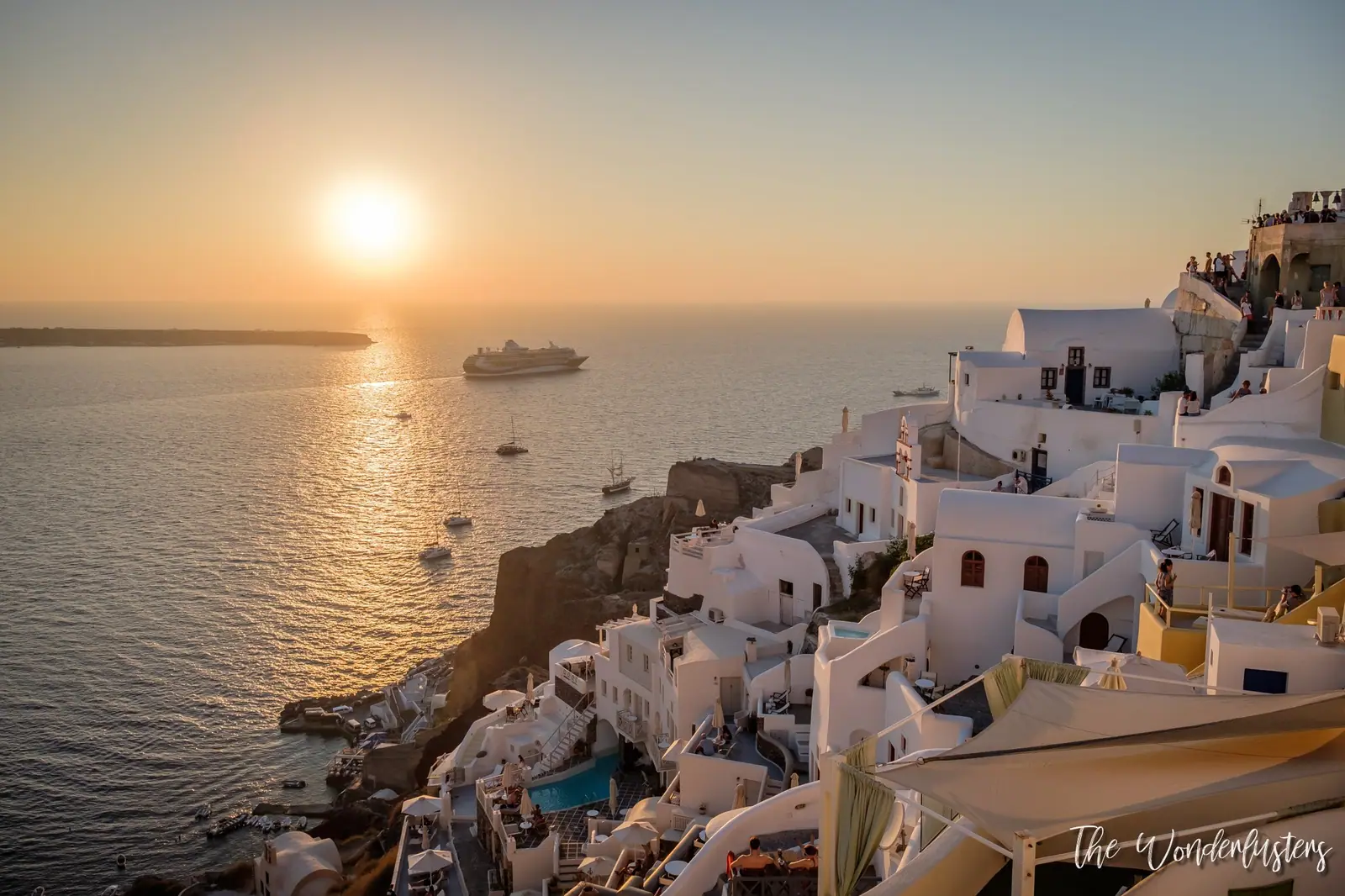 Sunset in Oia