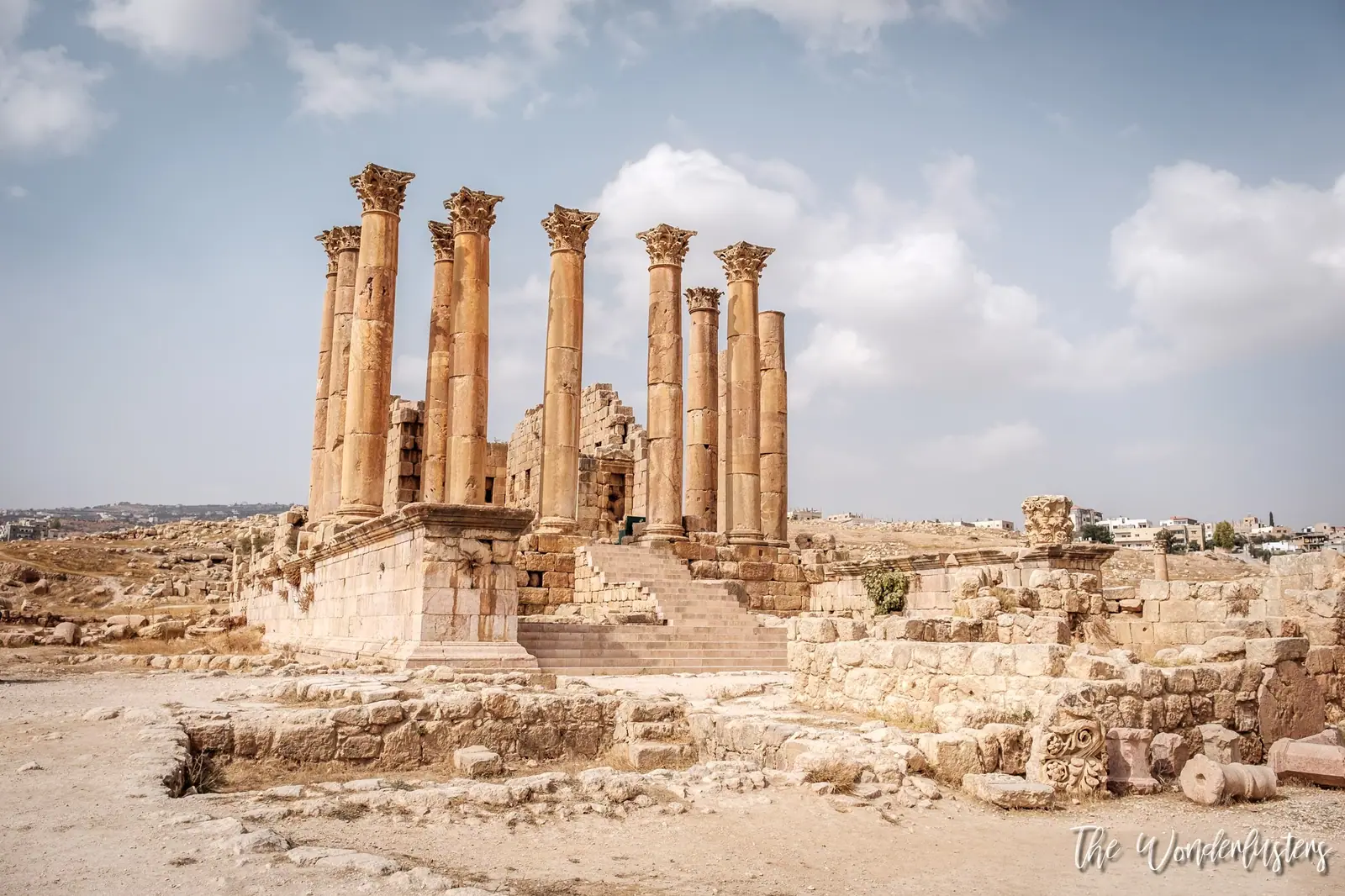 Temple of Artemis at the Jerash archaeological site
