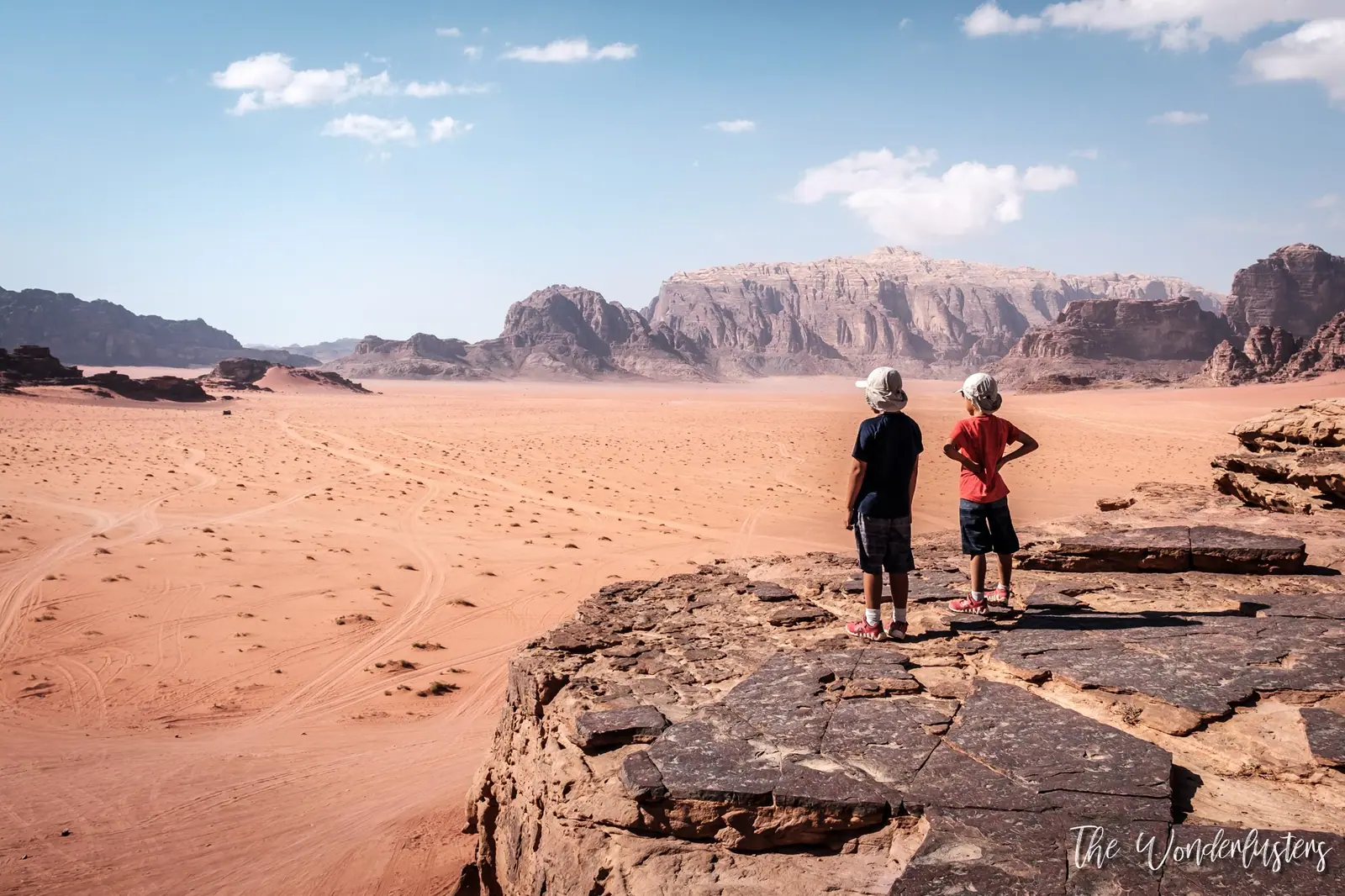 Desert landscape of Wadi Rum, Jordan