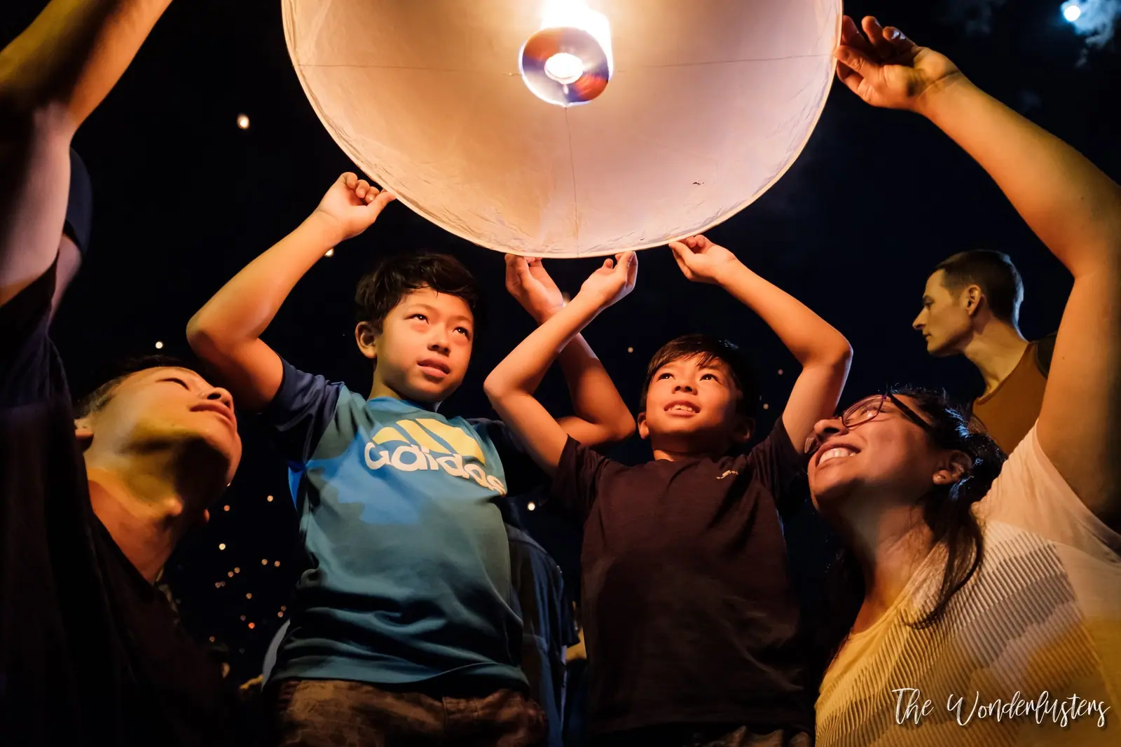 Yee Peng lantern festival in Chiang Mai, Thailand