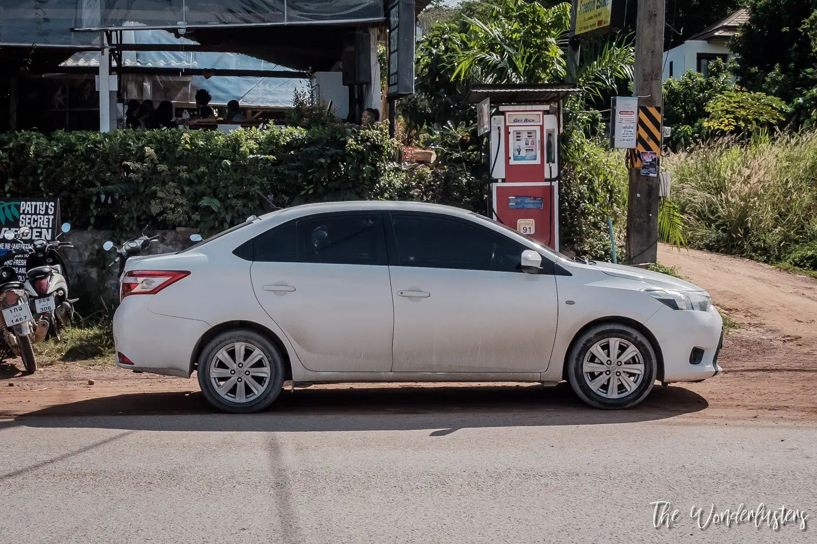 Toyota Vios, our rental car in Phuket