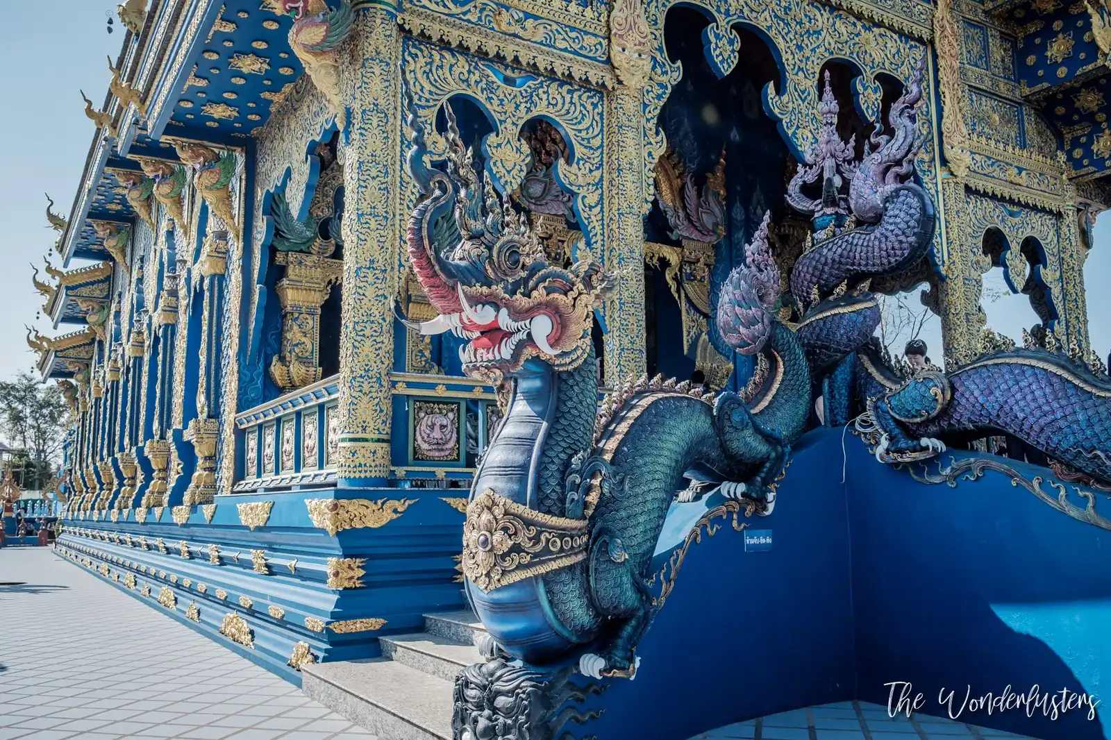 Wat Rong Suea Ten, Blue Temple