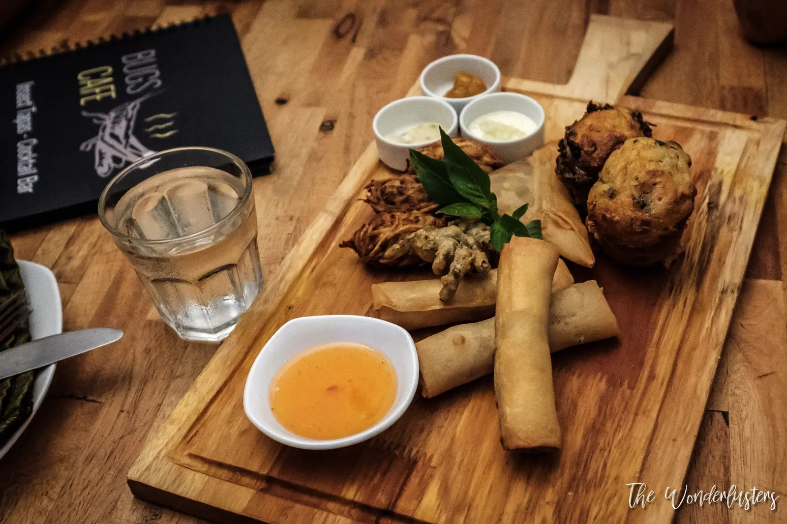 Food at Bugs Cafe