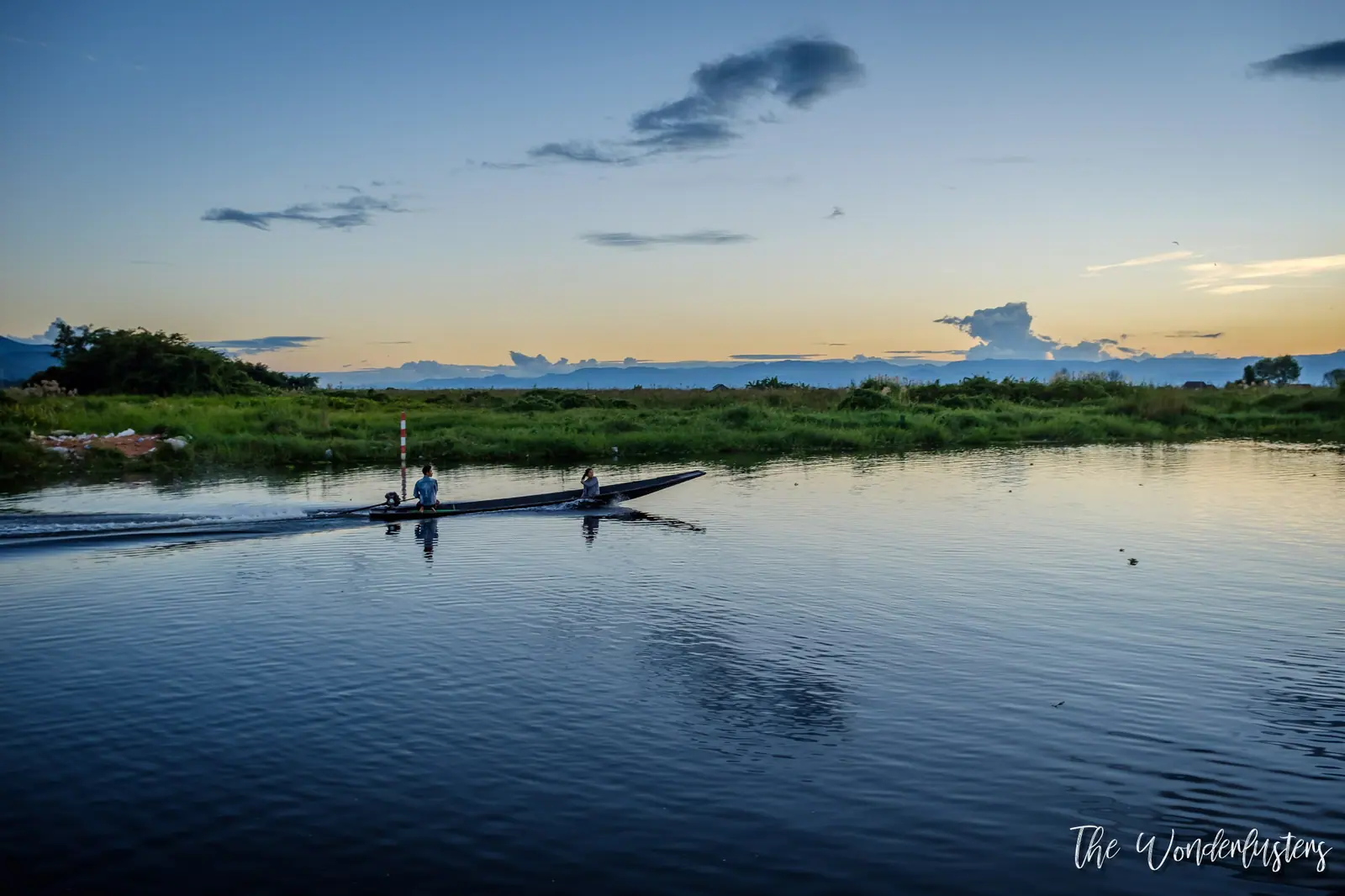 Inle Lake at Sunset