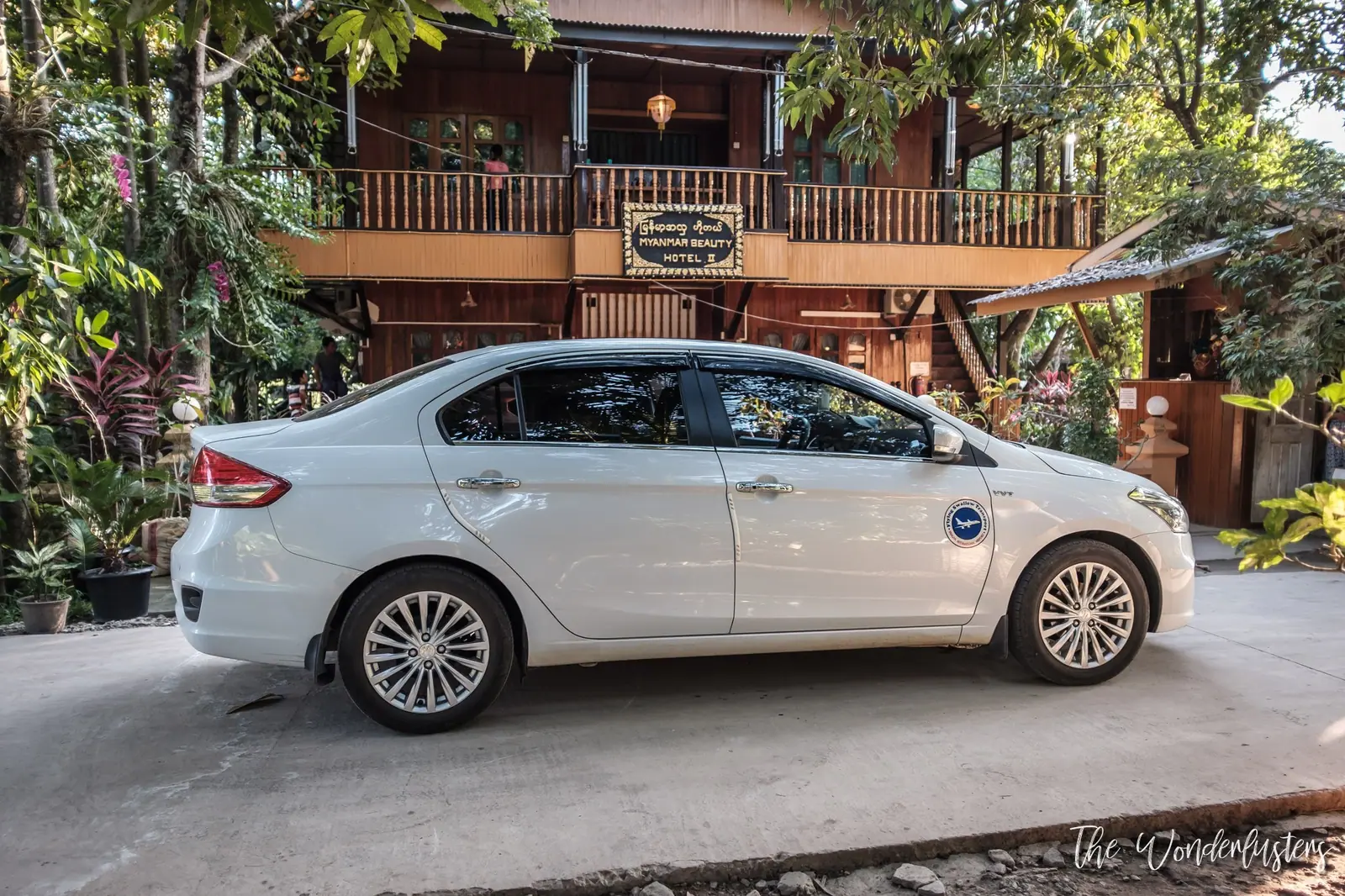 Our Rental Car with Driver