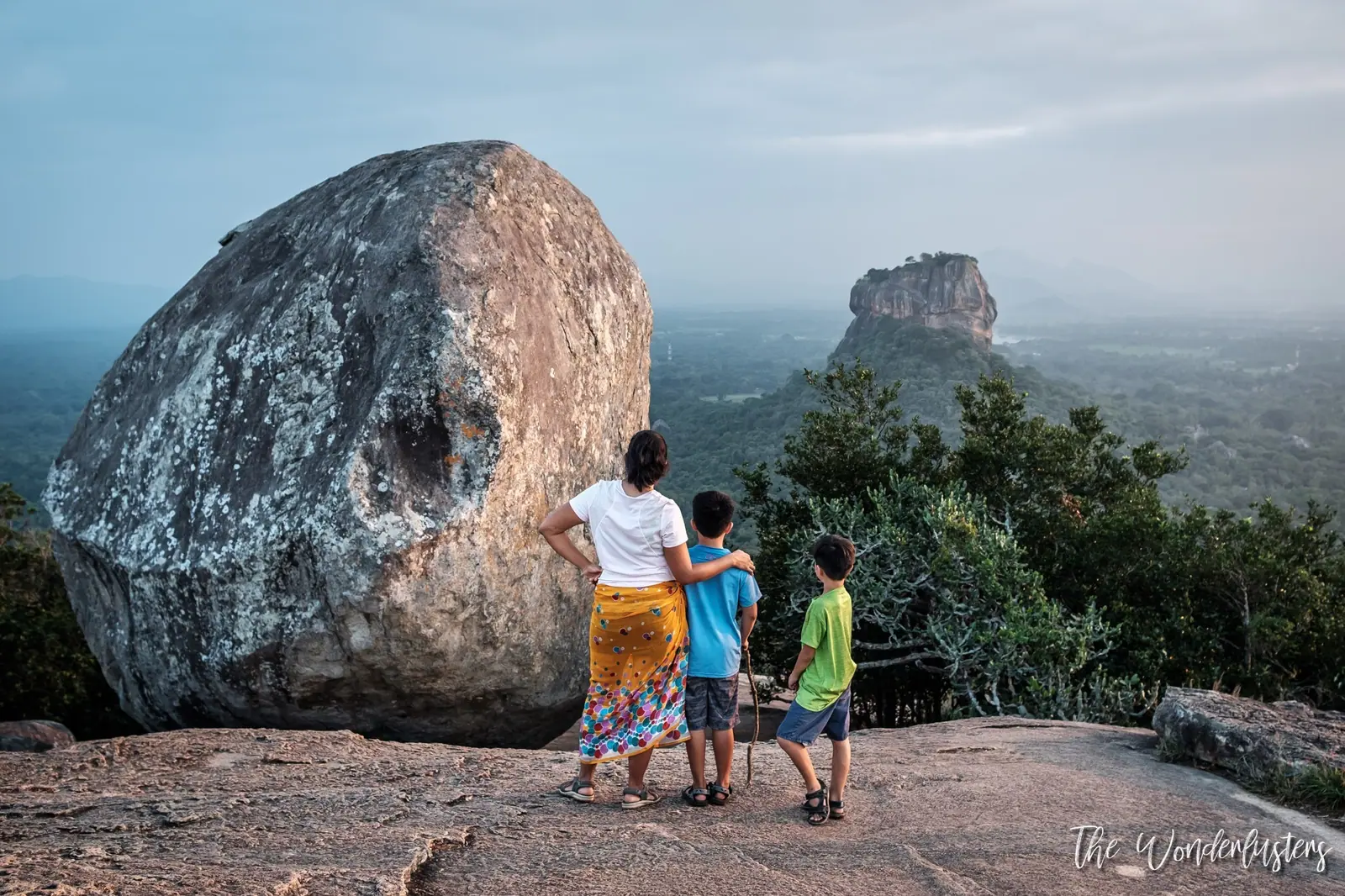 View of Sigiriya Rock from Pidurangala Rock, Sri Lanka