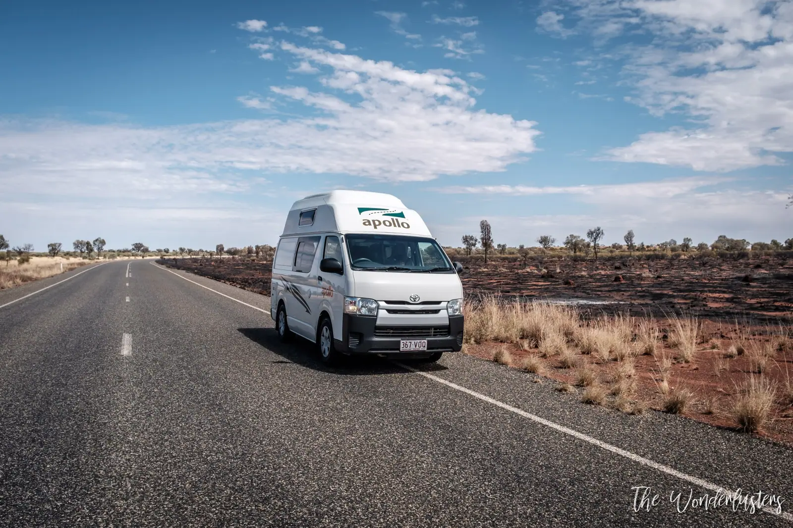 Campervan in Alice Springs