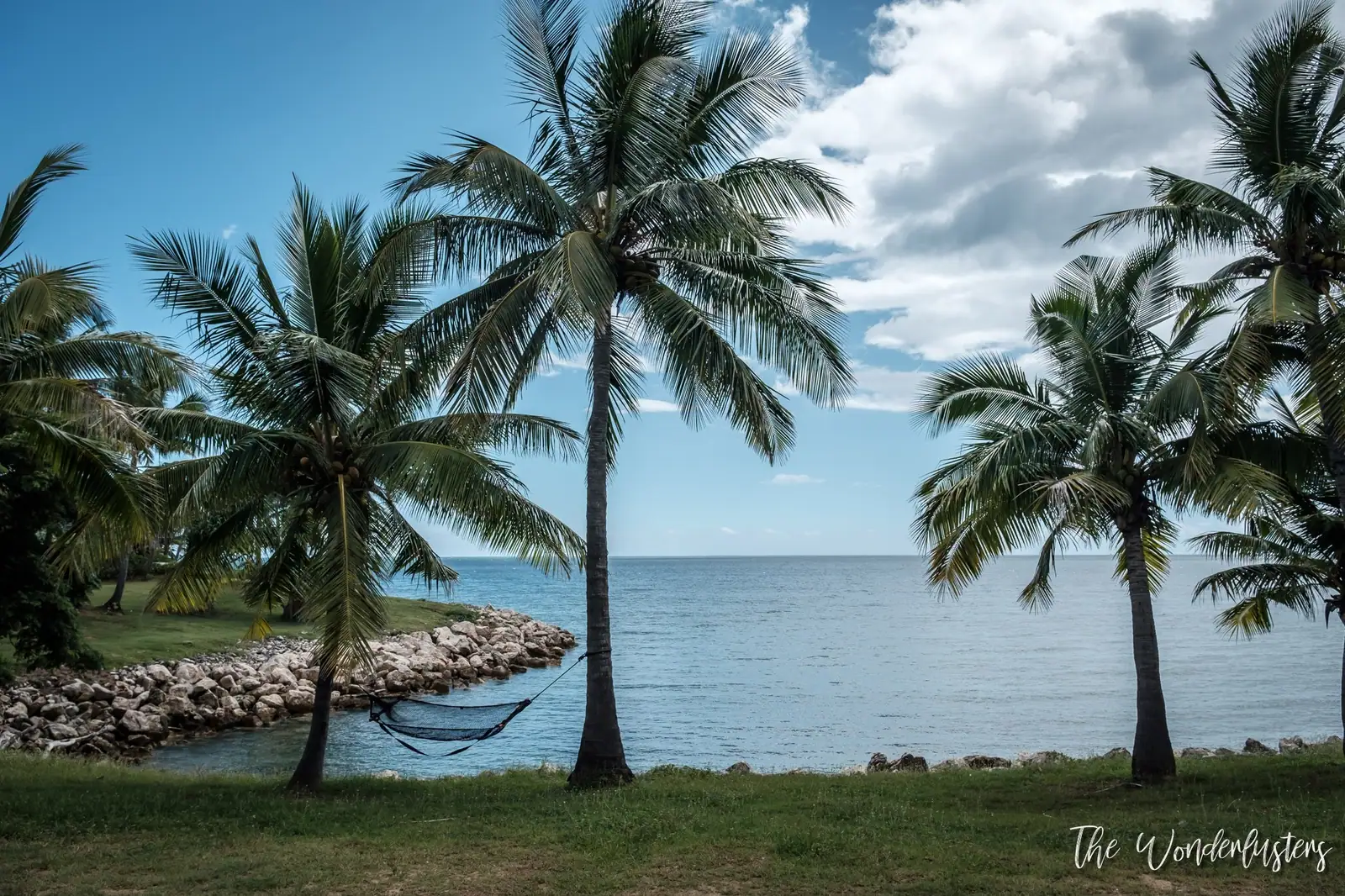 Sea view from our terrace at Momi Bay