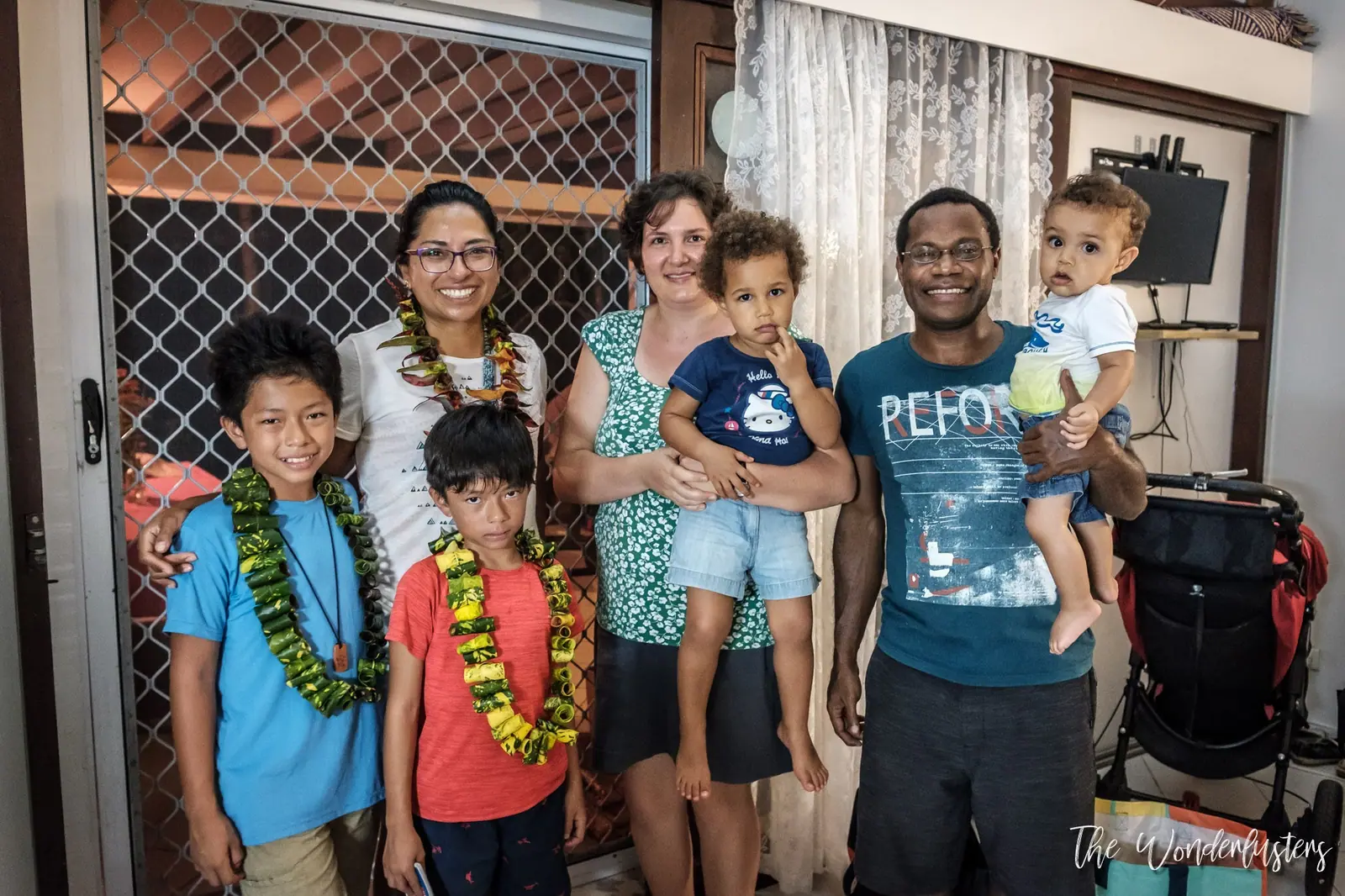Our family reunited with the Mosses family in Port Vila