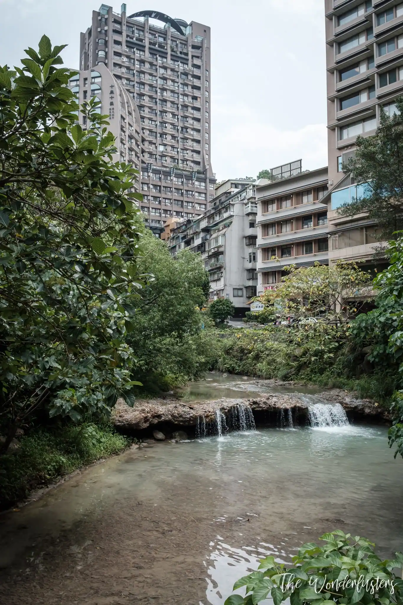 Hot spring stream in Beitou