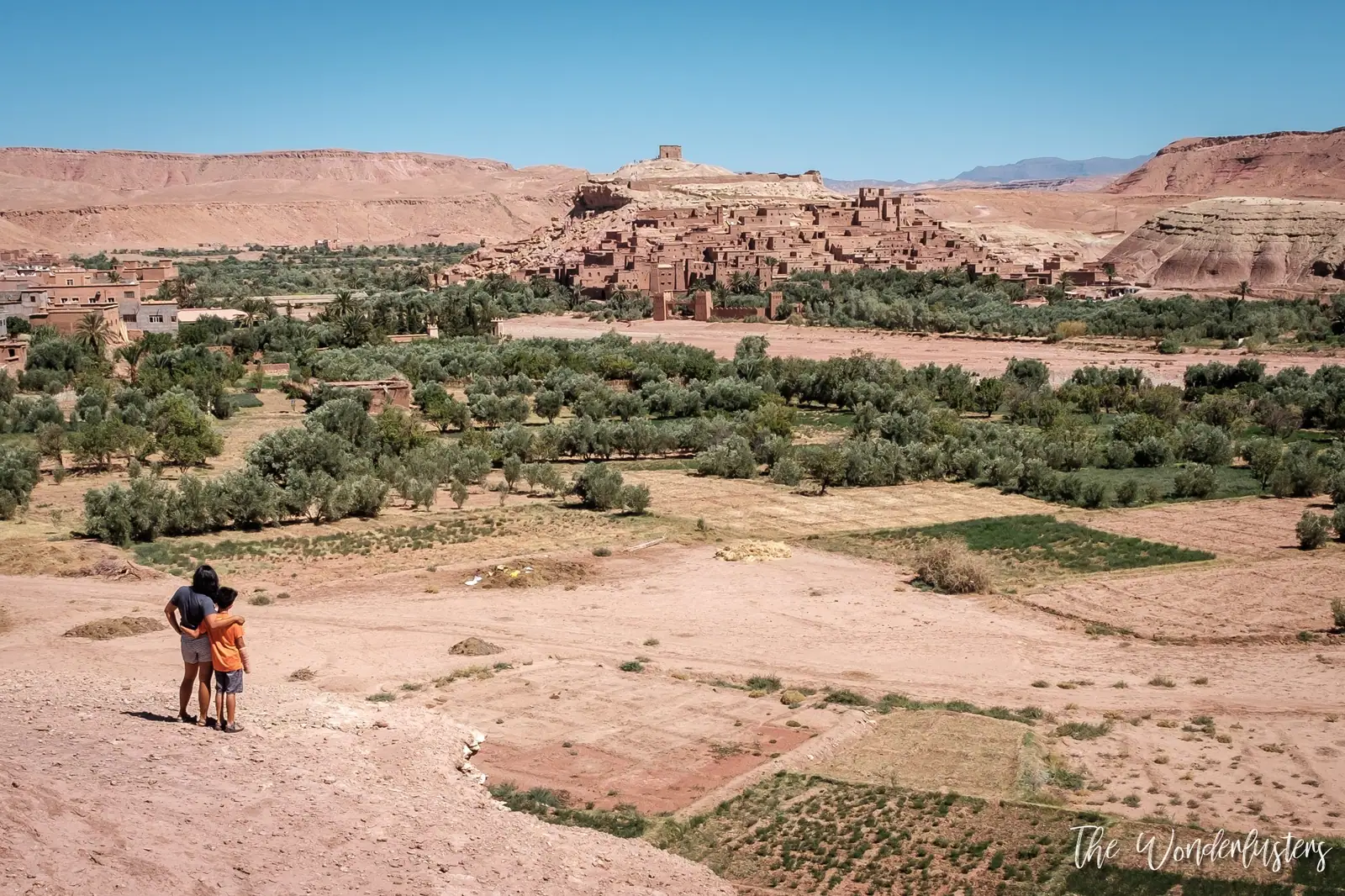 The ksar of Aït Ben Haddou on its hillside