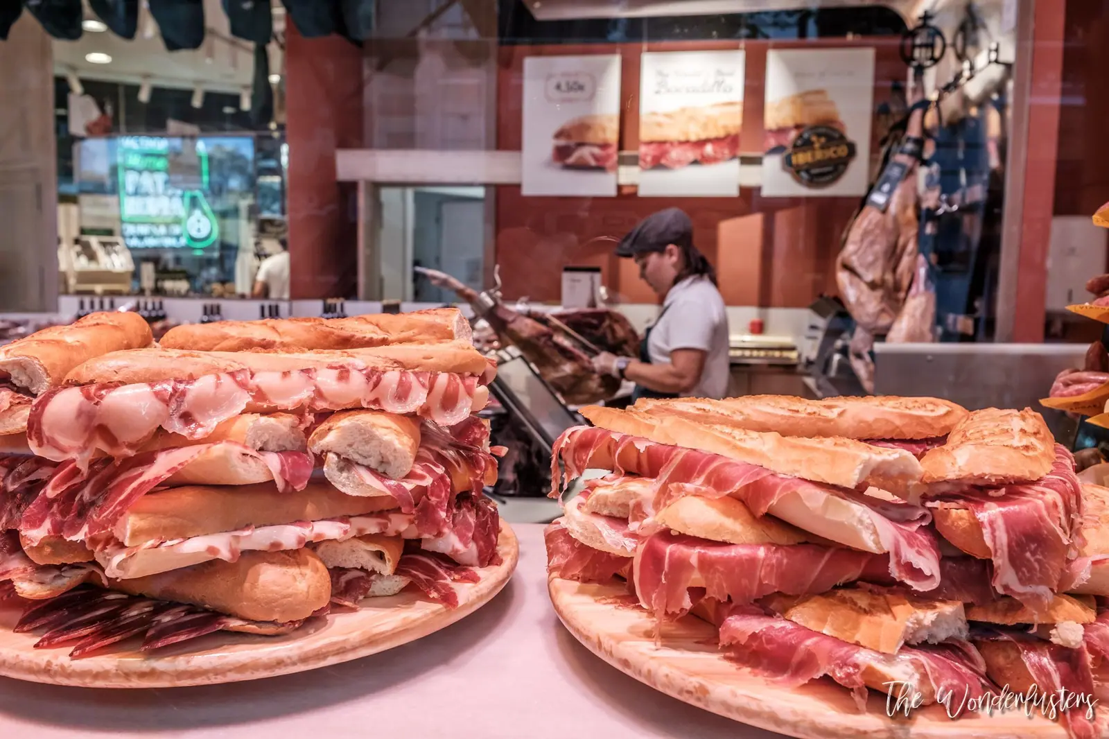 Bocadillo de jamón, a Spanish ham sandwich
