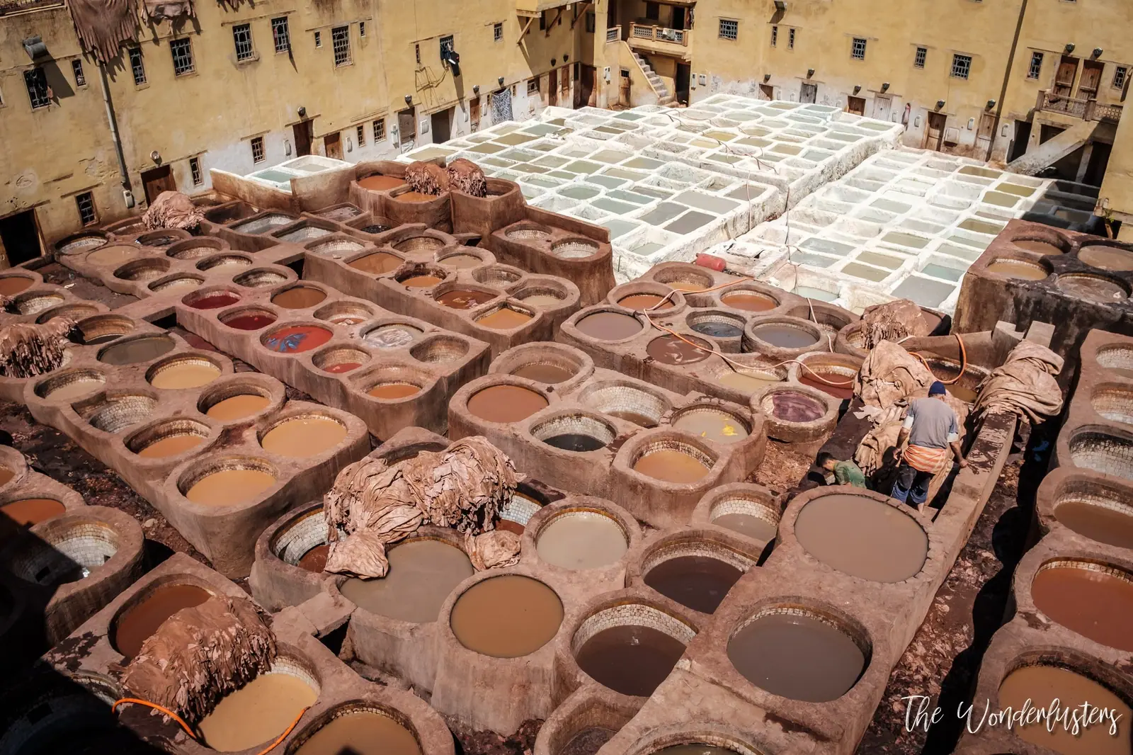 Dye pits of the Chouara tannery, Fez