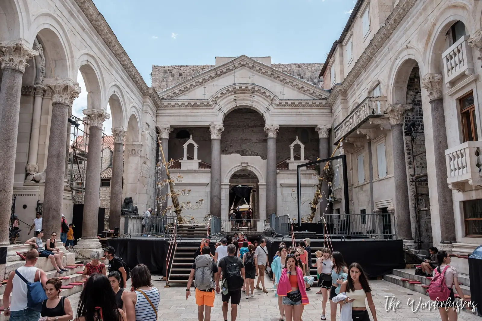 Inside Diocletian's Palace, Split