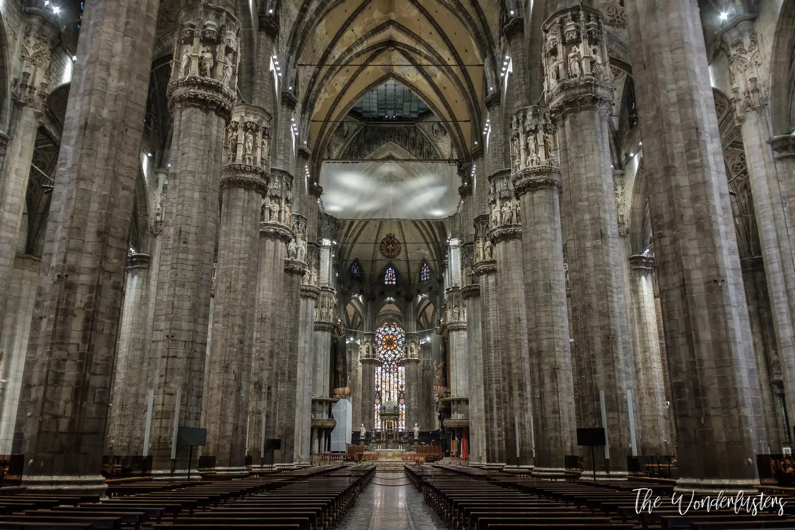 Inside Milan Cathedral (Duomo di Milano)