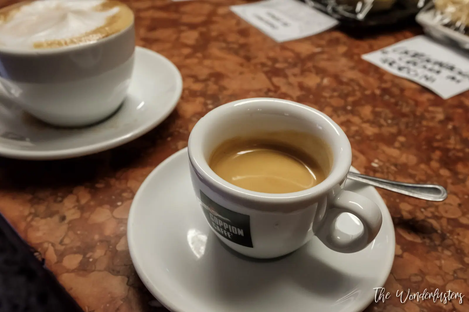 Espresso and cappuccino