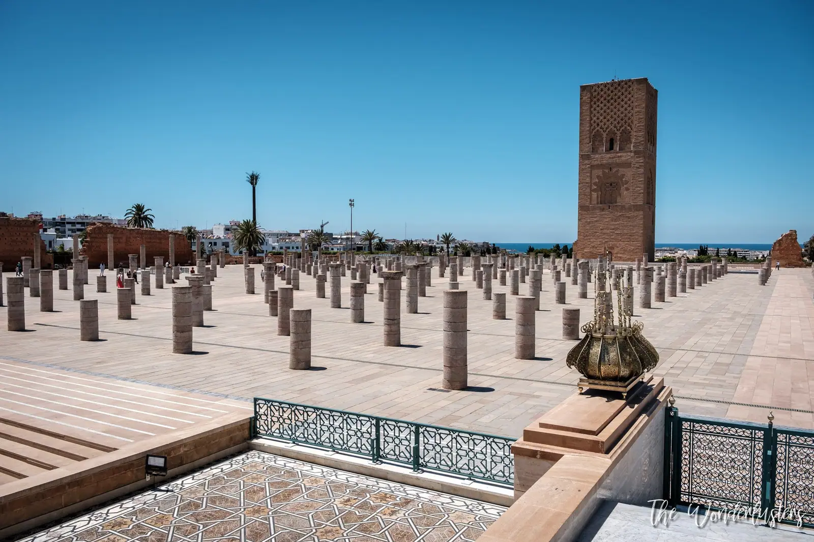 Hassan Tower, the minaret of an unfinished 12th-century mosque, Rabat