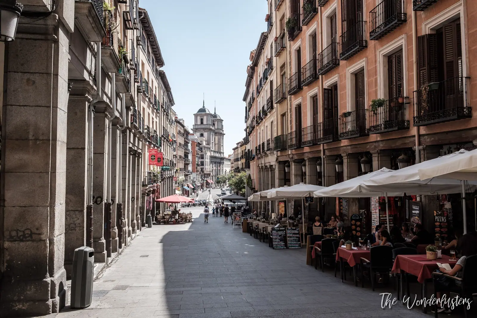 Street in Madrid's historic center