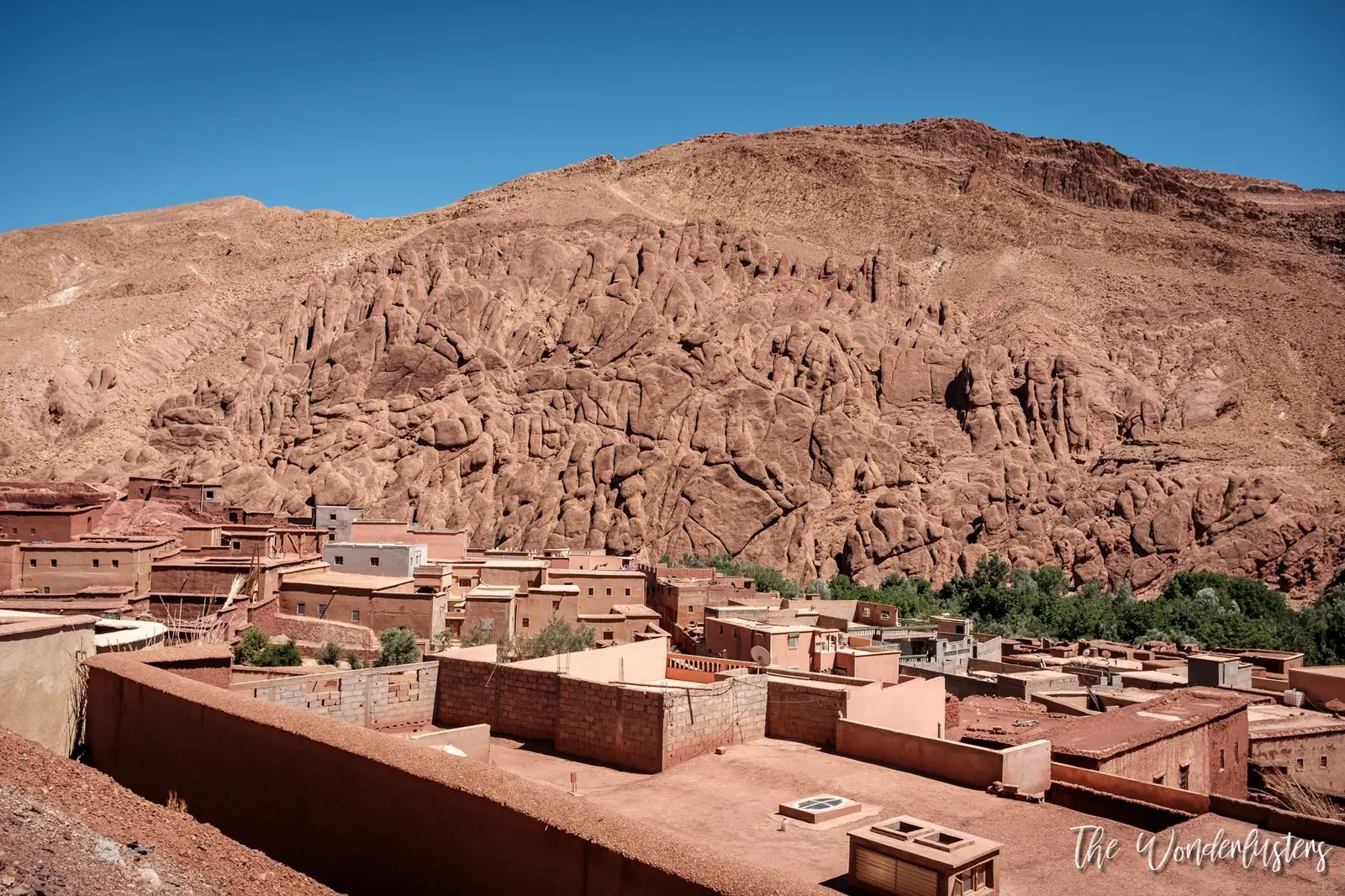 Monkey Fingers rock formations, Dades Valley