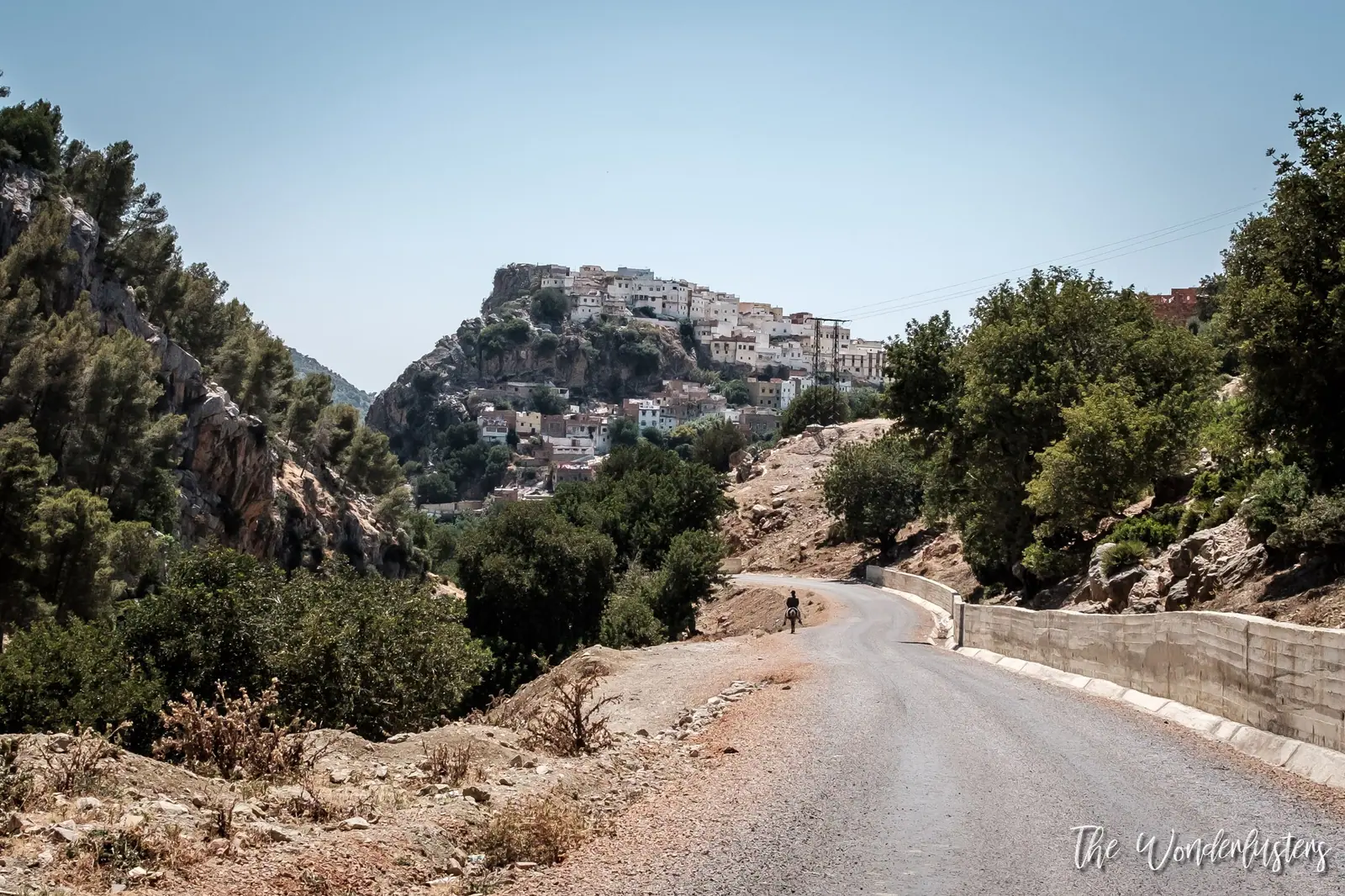 The hillside town of Moulay Idriss Zerhoun