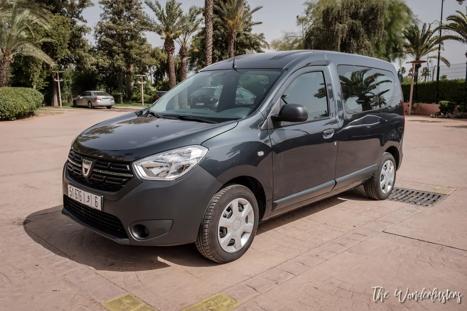 Our second rental car, a Dacia Dokker